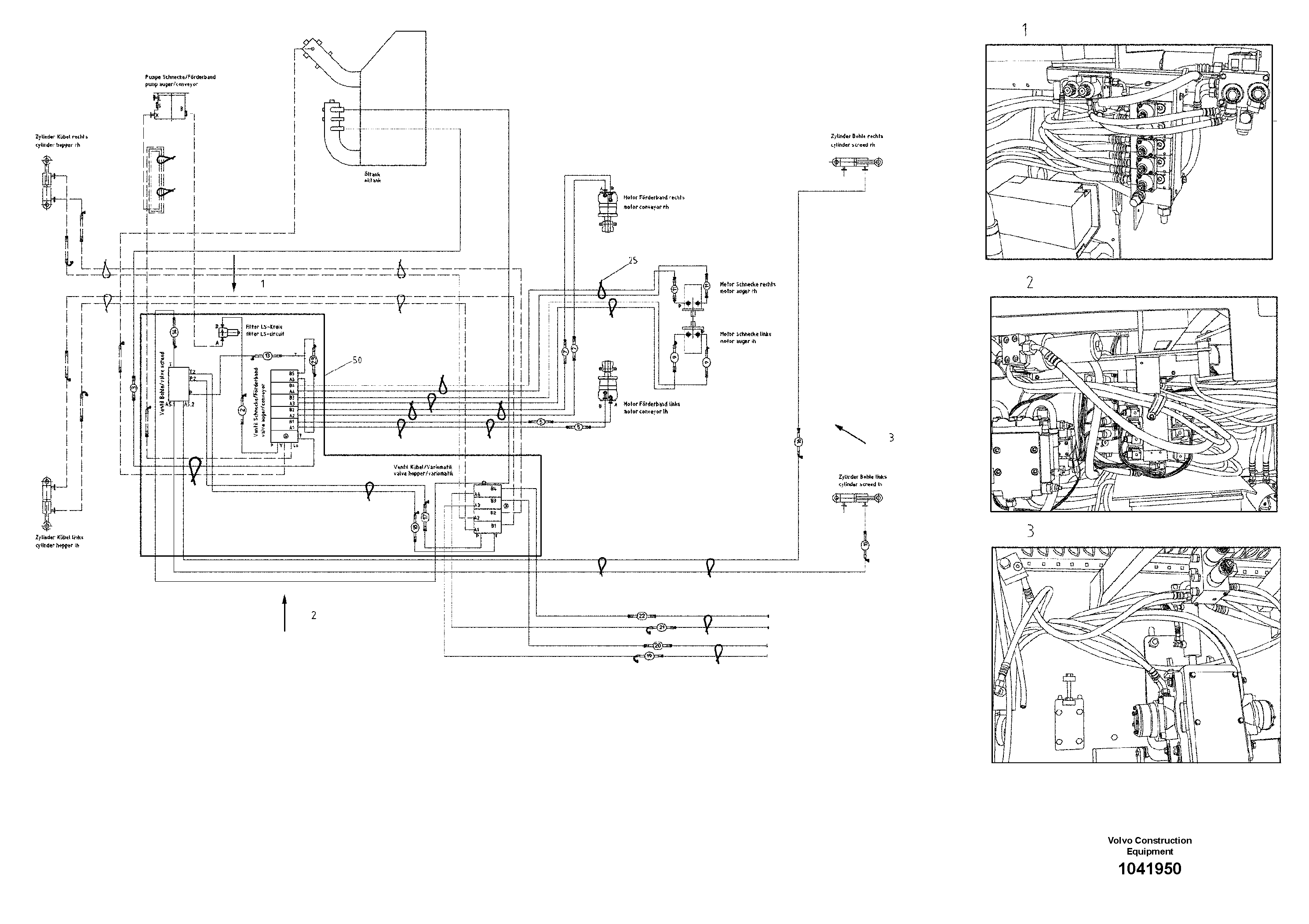 Схема запчастей Volvo ABG2820 - 53797 Valve Support ABG2820 S/N 20814 -