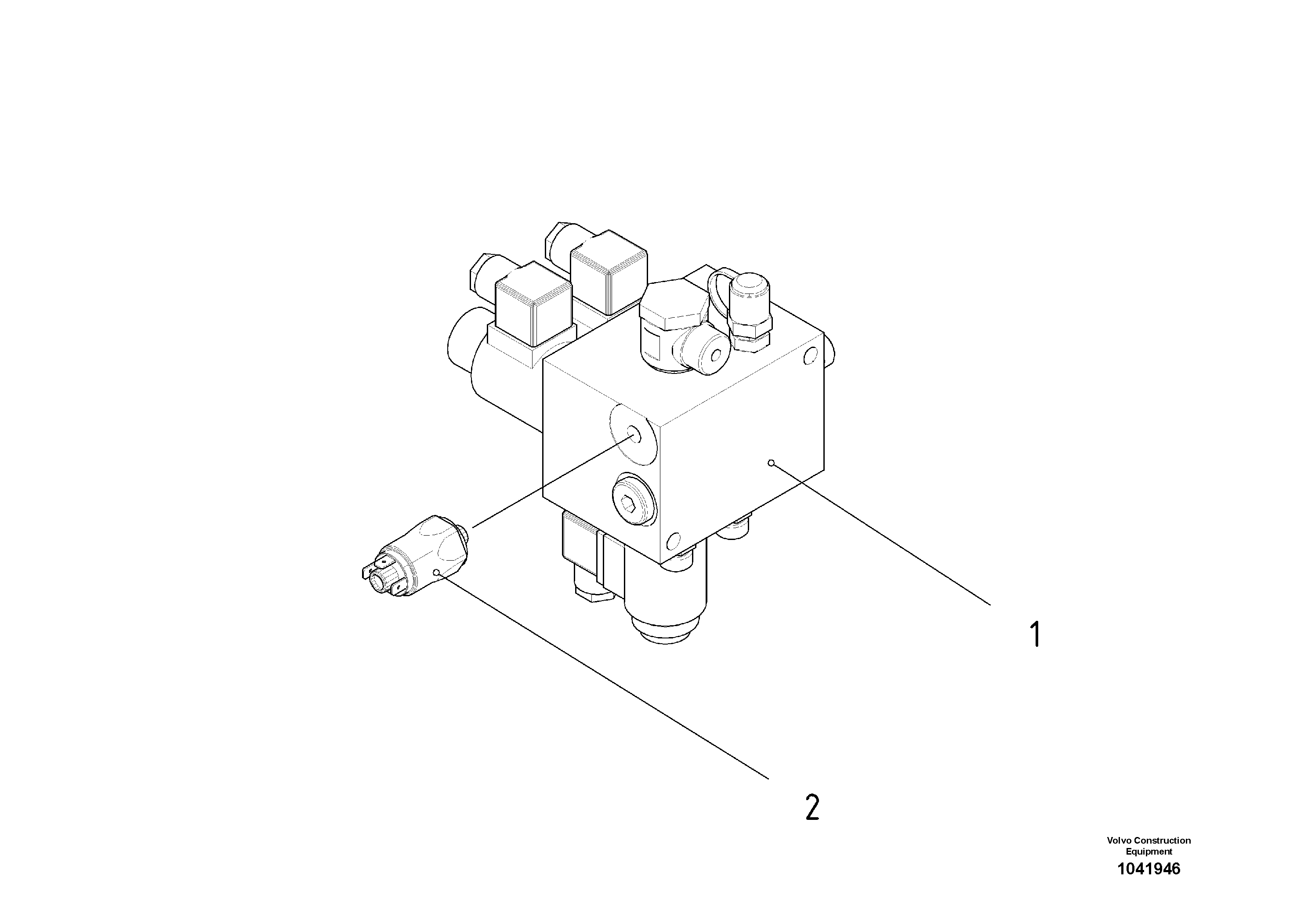 Схема запчастей Volvo ABG2820 - 53799 Valve block Screed ABG2820 S/N 20814 -