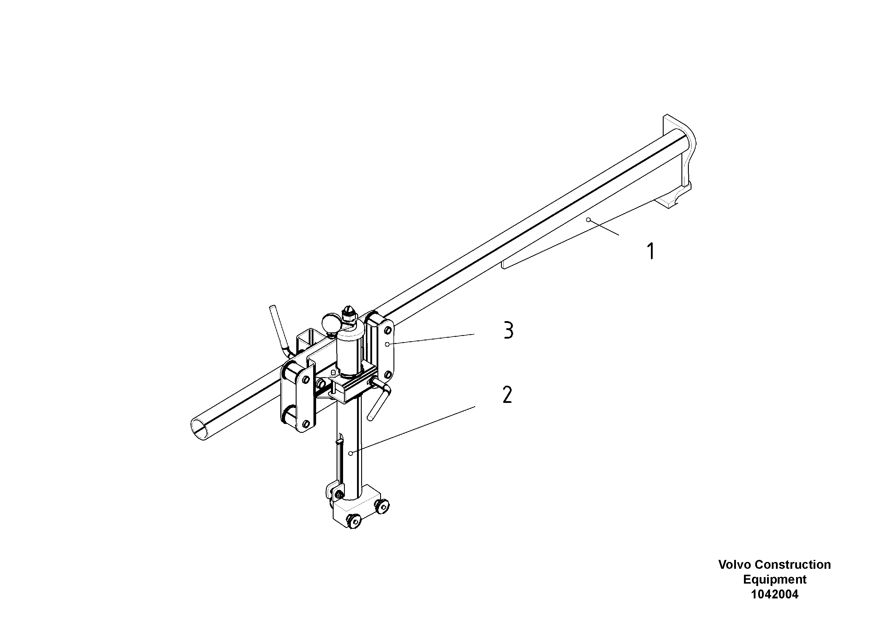 Схема запчастей Volvo ABG2820 - 51414 Mechanical Control Assembly ABG2820 S/N 20814 -