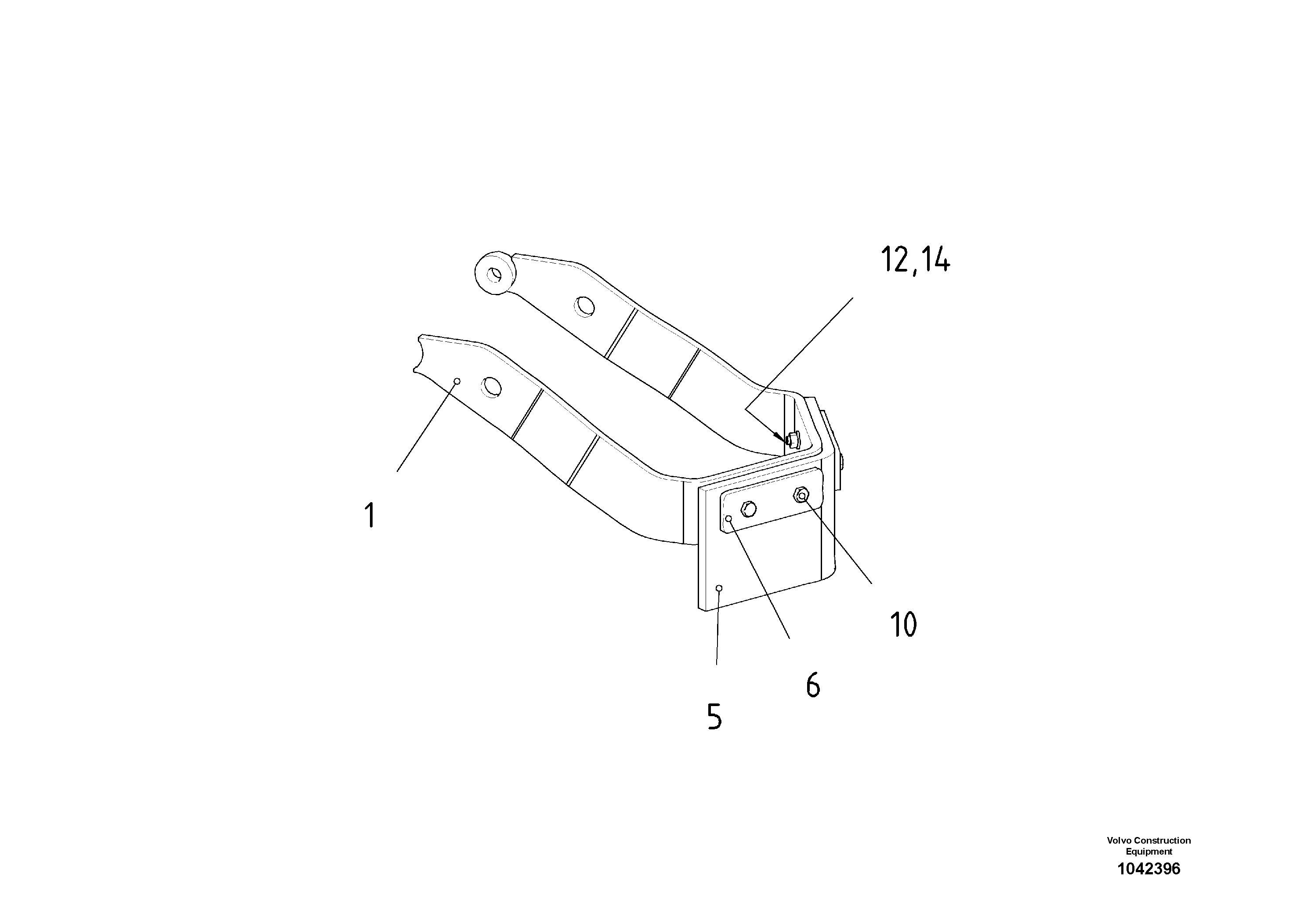 Схема запчастей Volvo ABG2820 - 51659 Scraper ABG2820 S/N 20814 -