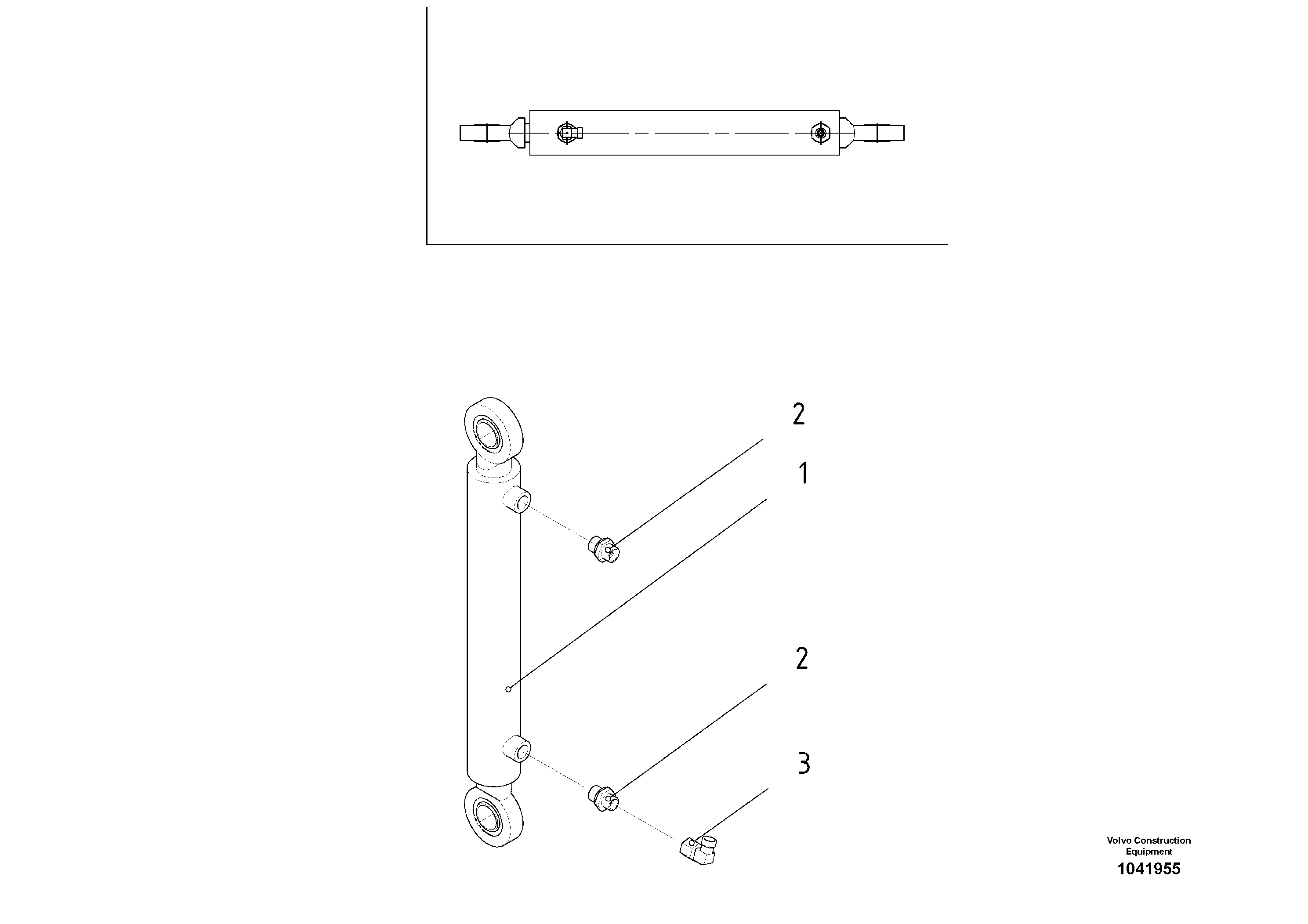 Схема запчастей Volvo ABG2820 - 51670 Levelling Cylinder ABG2820 S/N 20814 -