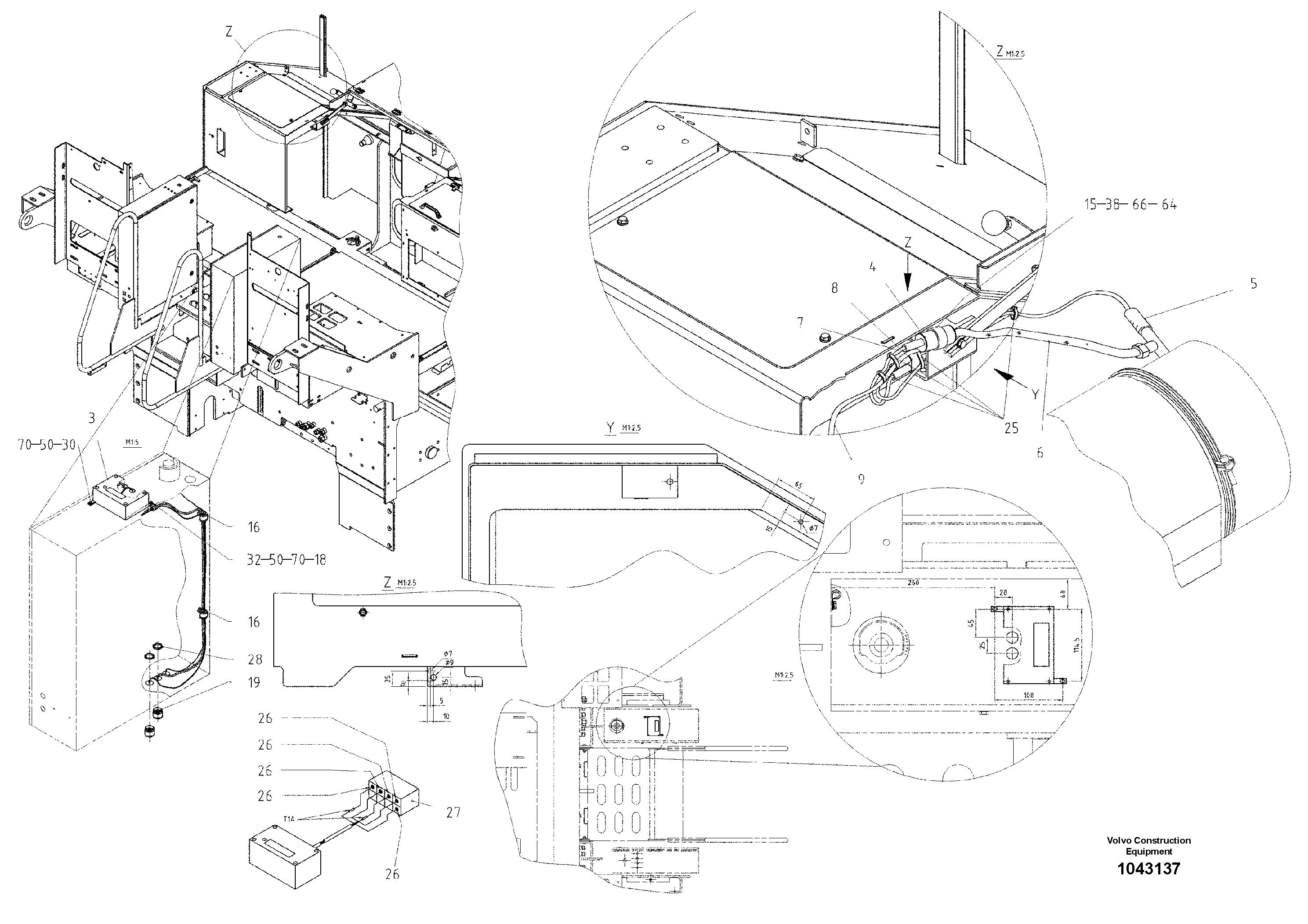 Схема запчастей Volvo ABG5820 - 53849 Electric Particle Filter ABG5820 S/N 20975 -