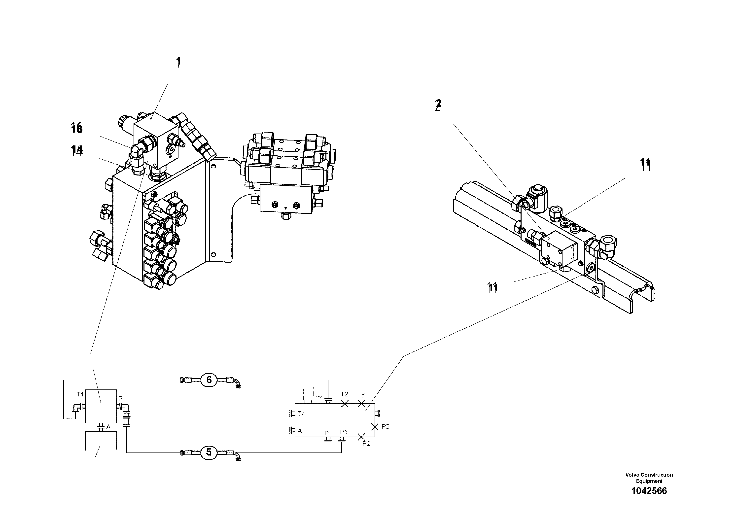 Схема запчастей Volvo ABG5820 - 55400 Screed Assist ABG5820 S/N 20975 -
