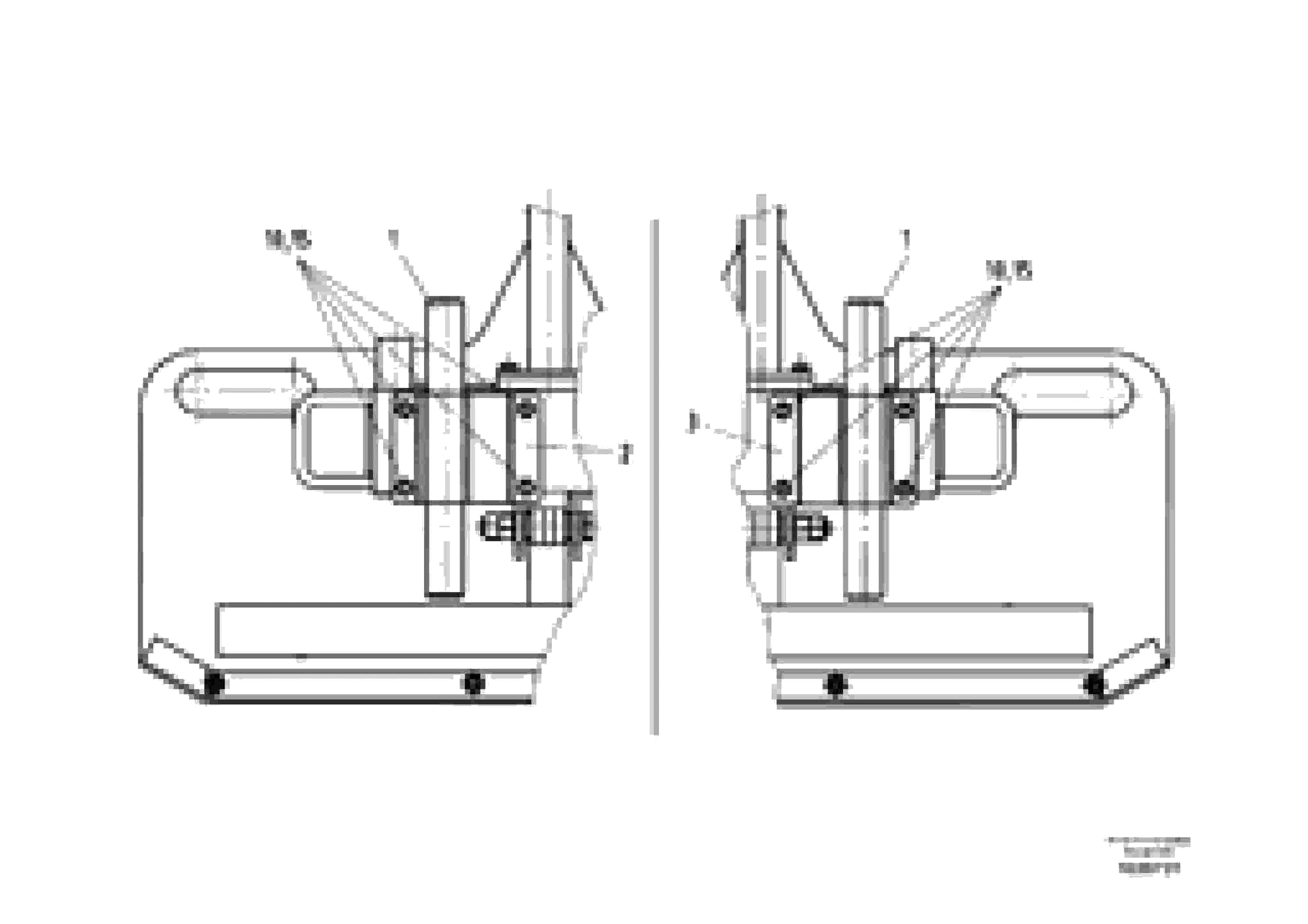 Схема запчастей Volvo ABG5820 - 48353 Mounting Parts Scanner ABG5820 S/N 20975 -