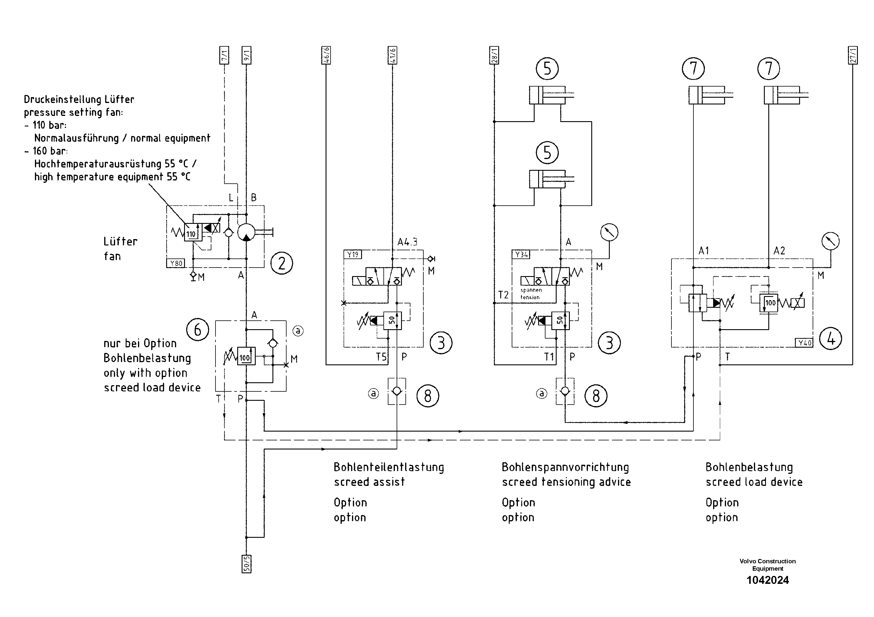 Схема запчастей Volvo ABG6820 - 47834 Hydraulics ABG6820 S/N 20836 -