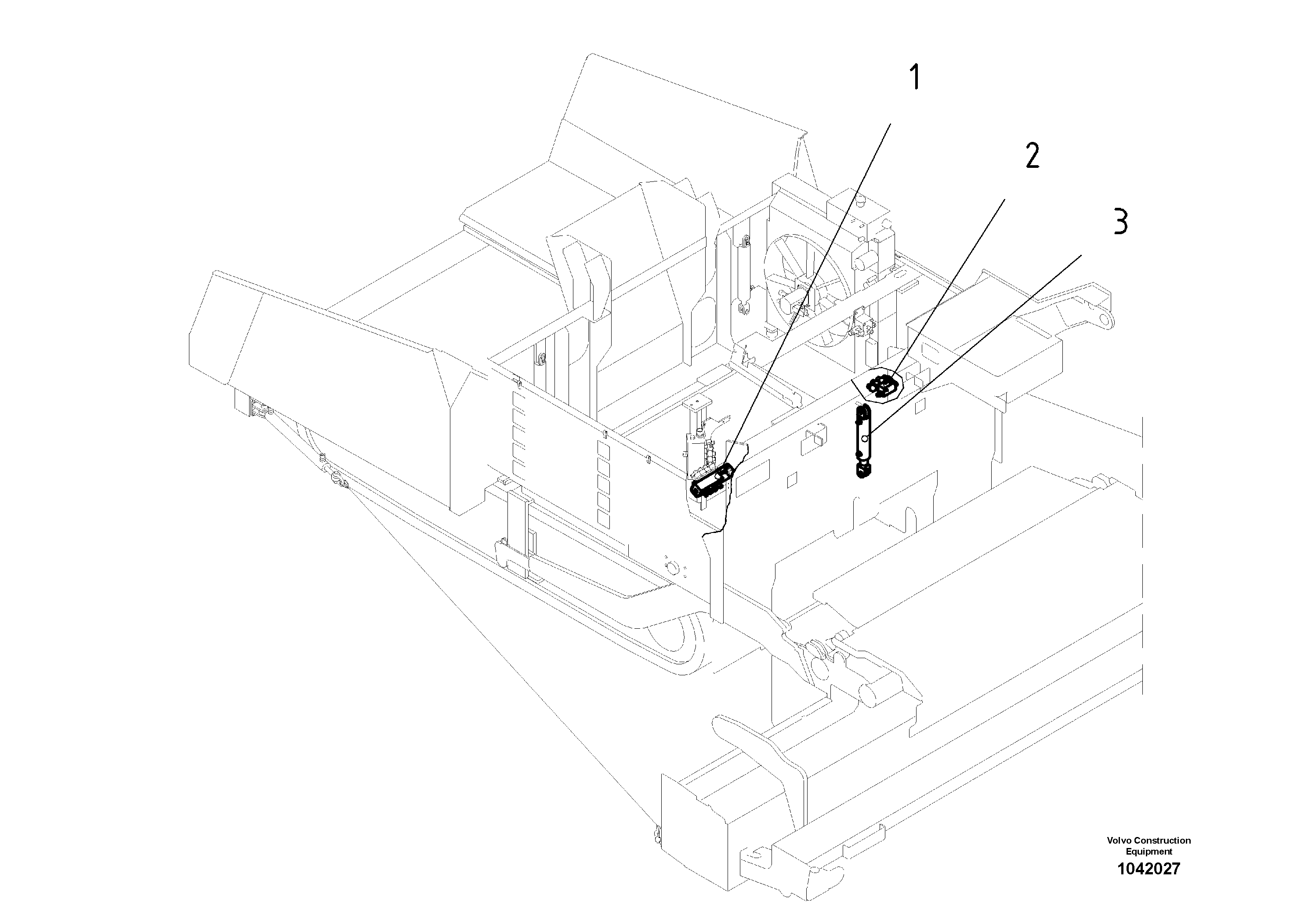Схема запчастей Volvo ABG6820 - 48180 Hydraulics ABG6820 S/N 20836 -