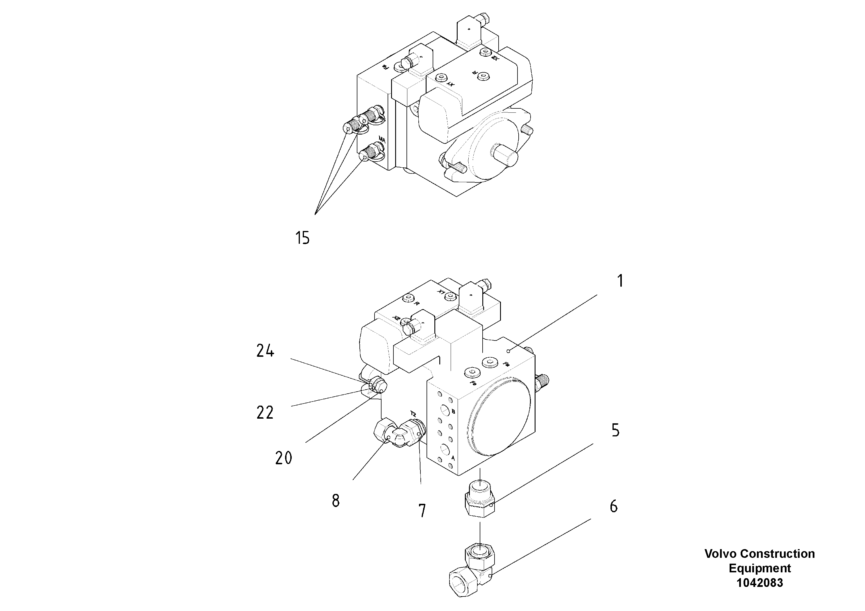 Схема запчастей Volvo ABG6820 - 55314 Tamper Pump ABG6820 S/N 20836 -