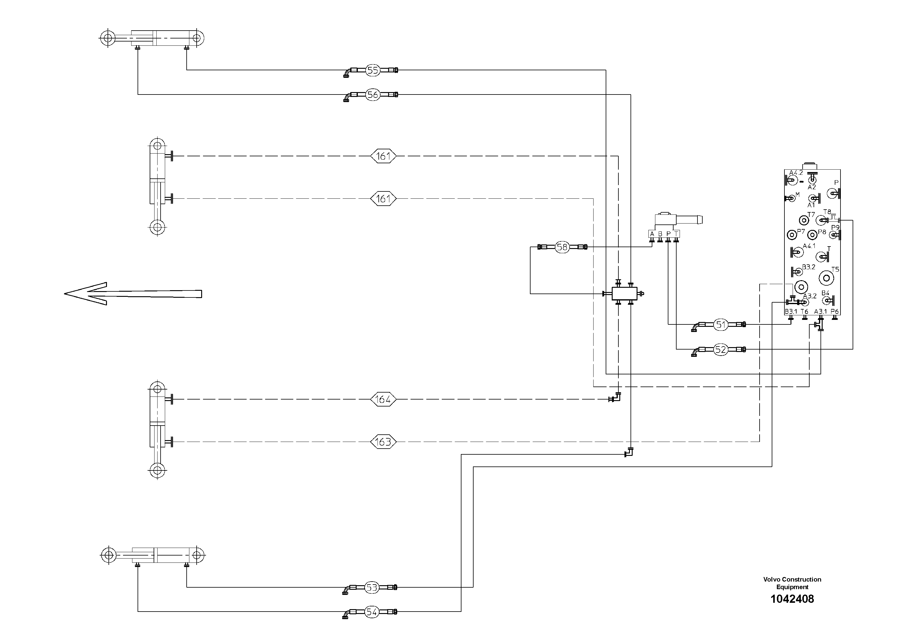 Схема запчастей Volvo ABG6820 - 55326 Apron Plate ABG6820 S/N 20836 -