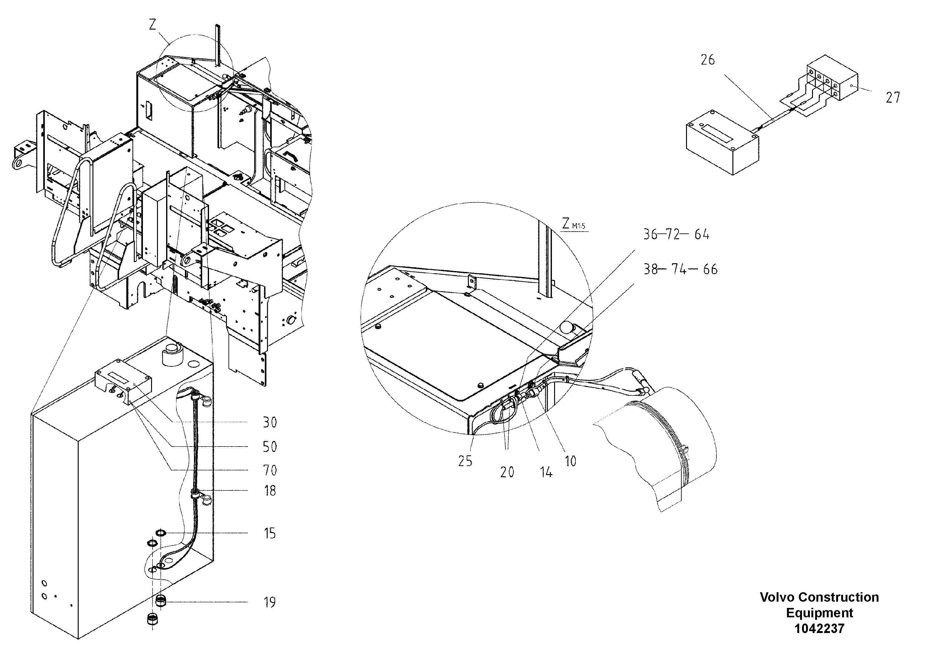 Схема запчастей Volvo ABG6820 - 54088 Electric for Diesel Exhaust Filter ABG6820 S/N 20836 -