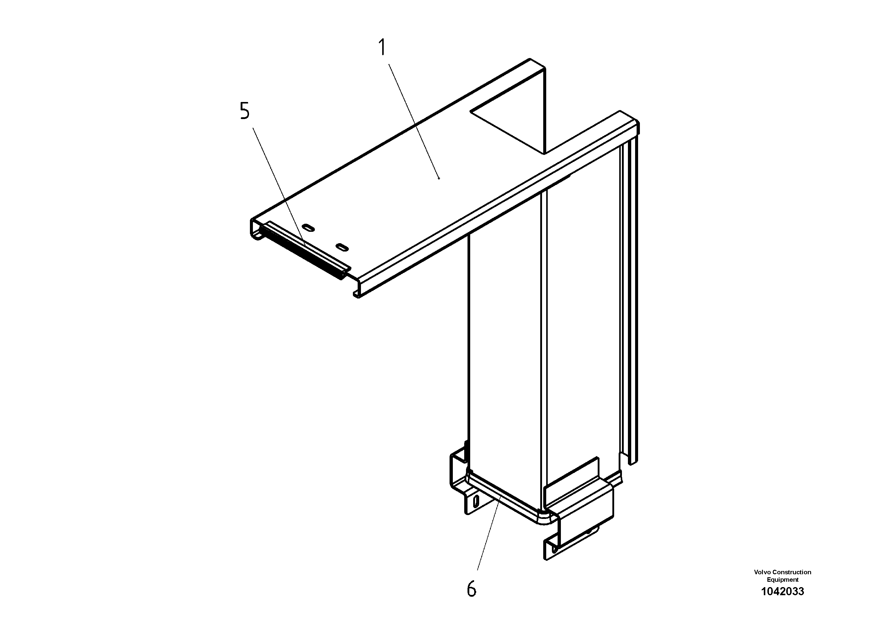 Схема запчастей Volvo ABG6820 - 51052 Bridge ABG6820 S/N 20836 -