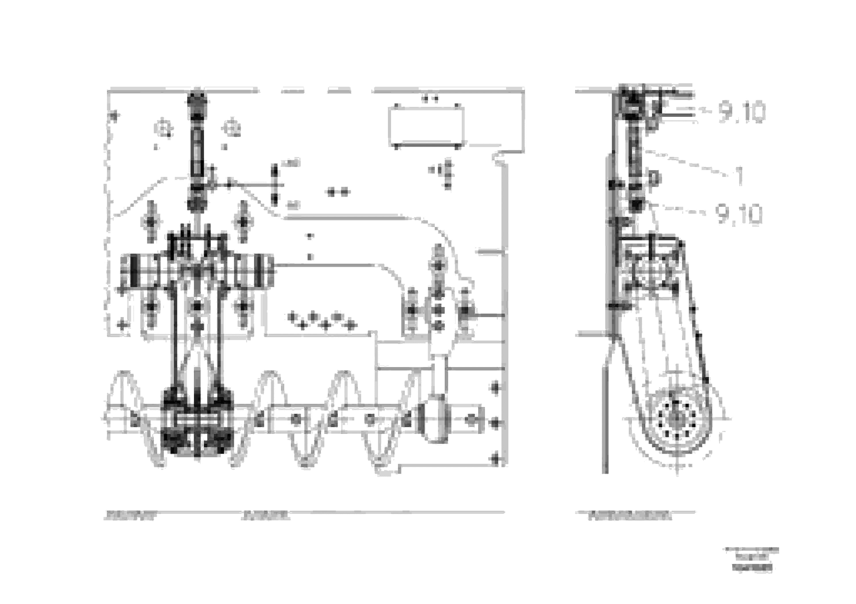 Схема запчастей Volvo ABG6820 - 52199 Auger Height Adjuster ABG6820 S/N 20836 -