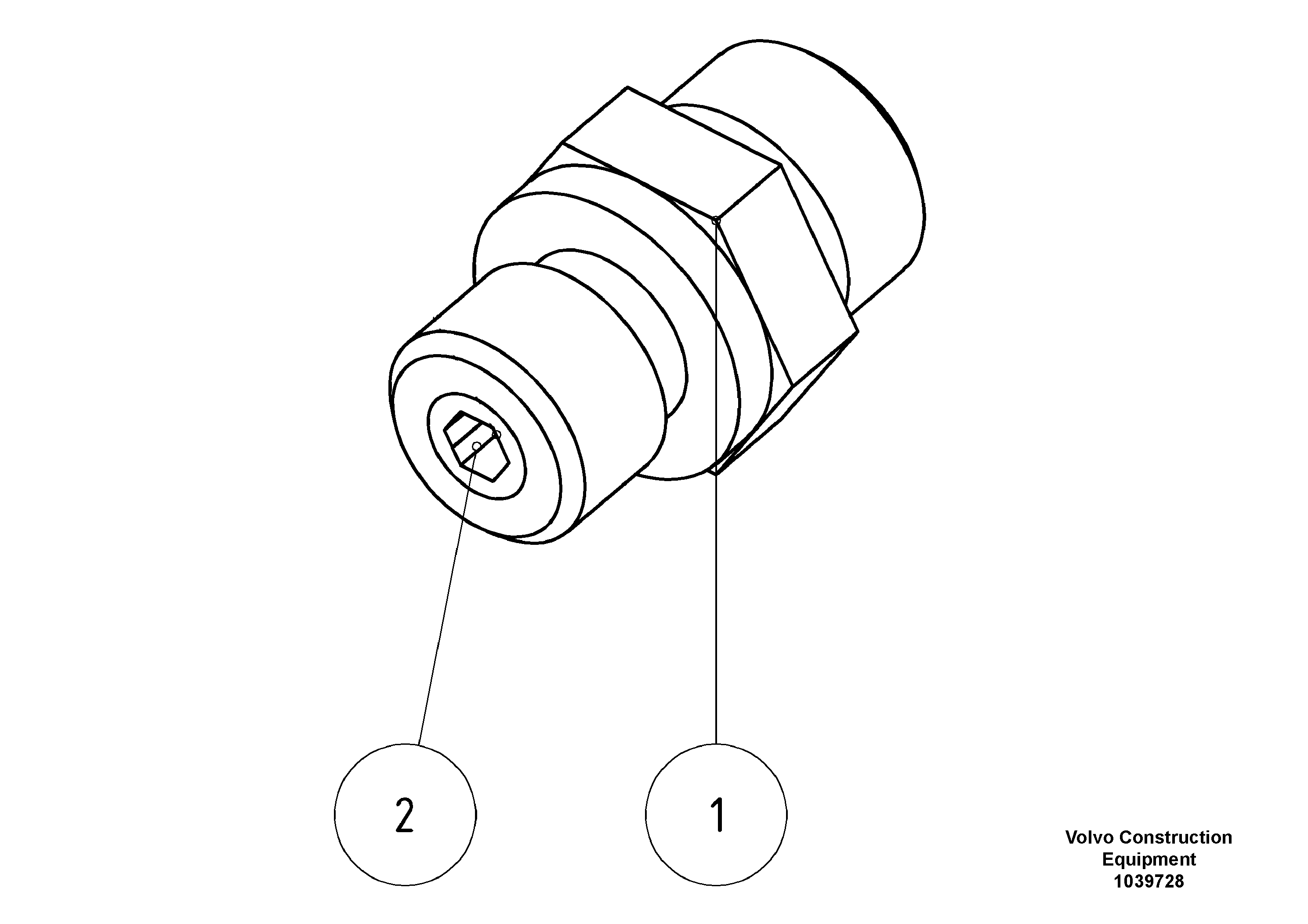 Схема запчастей Volvo ABG7820 - 70029 Fitting with nozzle on connection block VB 89 ETC ATT. SCREEDS 3,0 - 9,0M ABG7820, ABG7820B