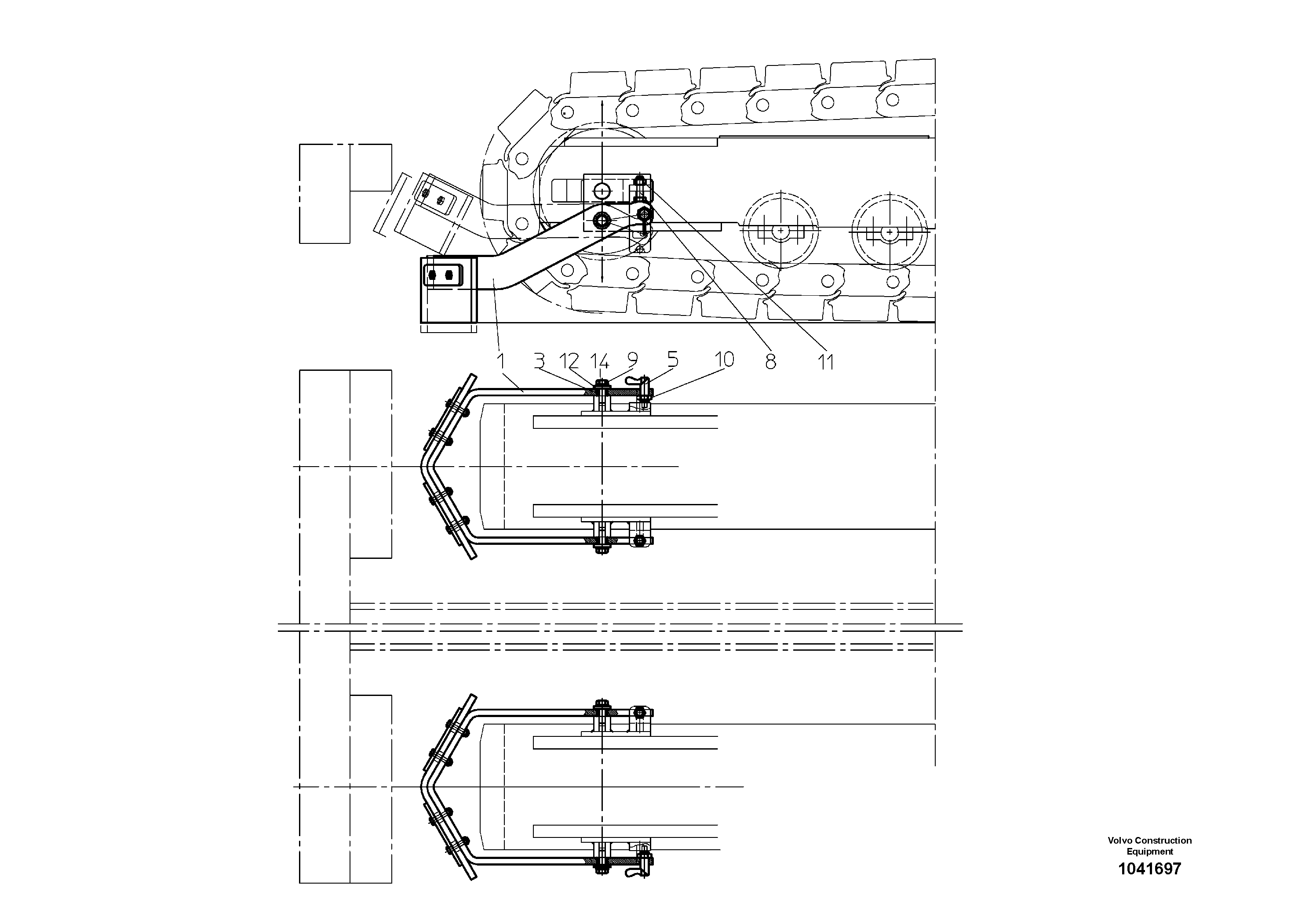 Схема запчастей Volvo ABG7820 - 45296 Scraper ABG7820/ABG7820B ABG7820 S/N 21064-23058 ABG7820B S/N 23059 -