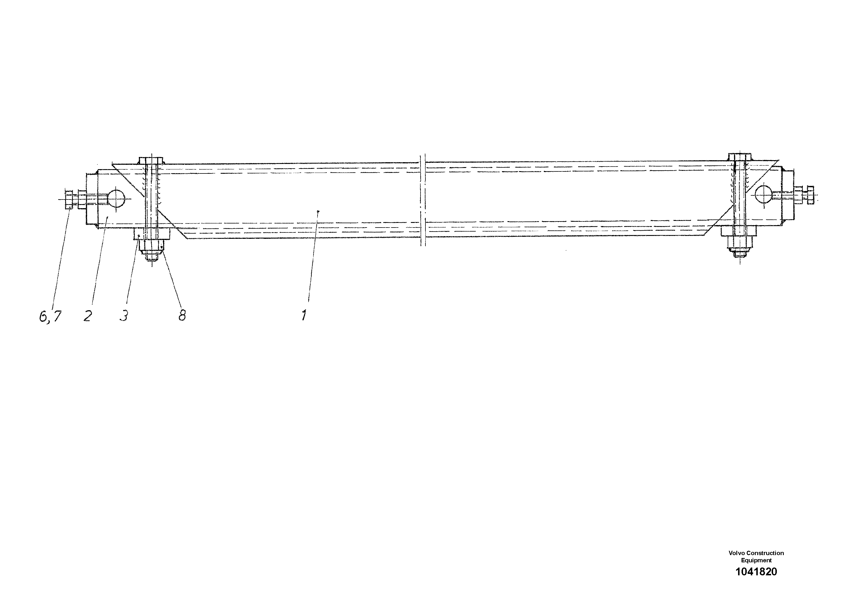 Схема запчастей Volvo ABG8820 - 48200 Direction indicator ABG8820/ABG8820B ABG8820 S/N 21098-23354 ABG8820B S/N 23355-