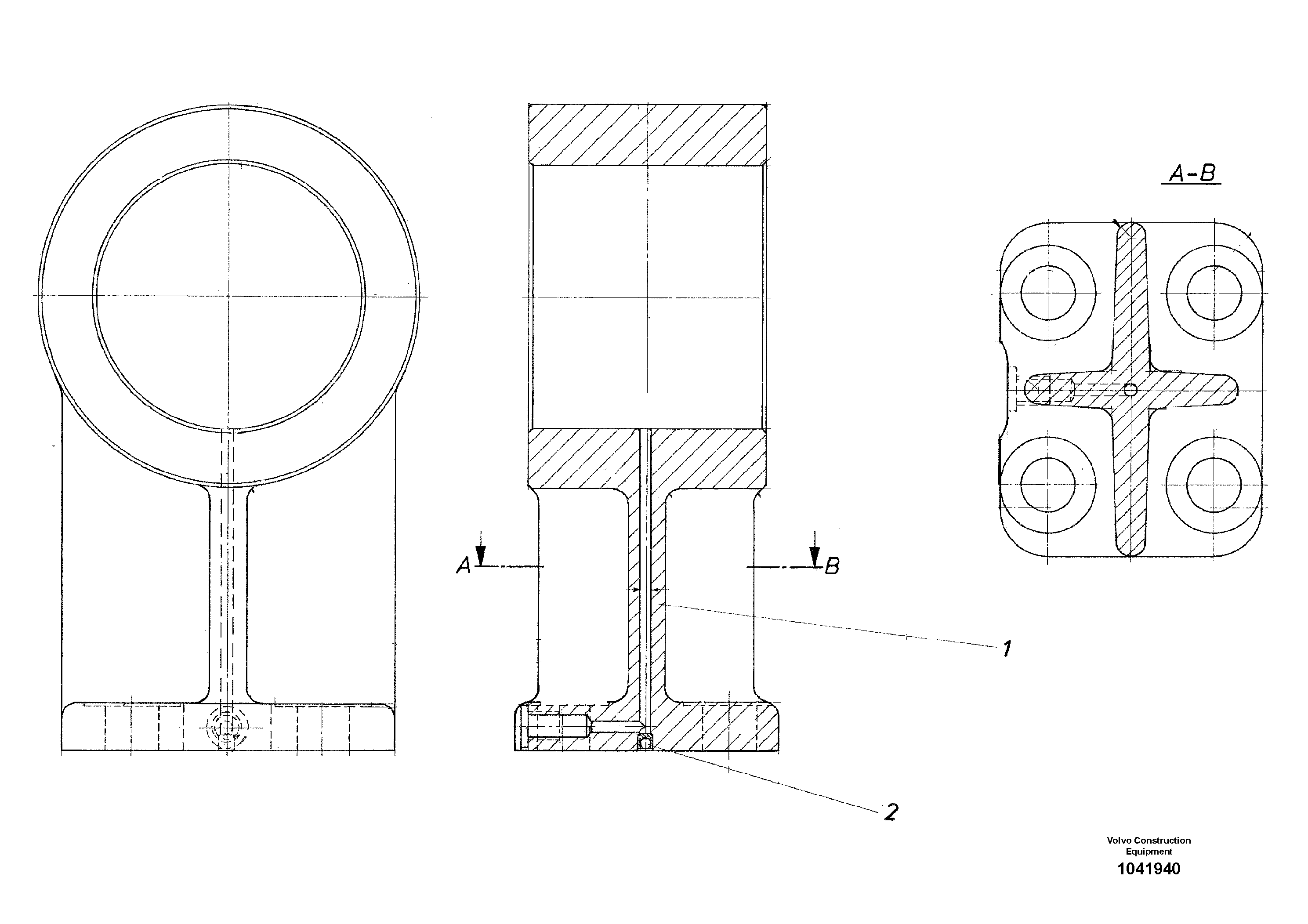 Схема запчастей Volvo ABG8820 - 48208 Pillow Block ABG8820/ABG8820B ABG8820 S/N 21098-23354 ABG8820B S/N 23355-