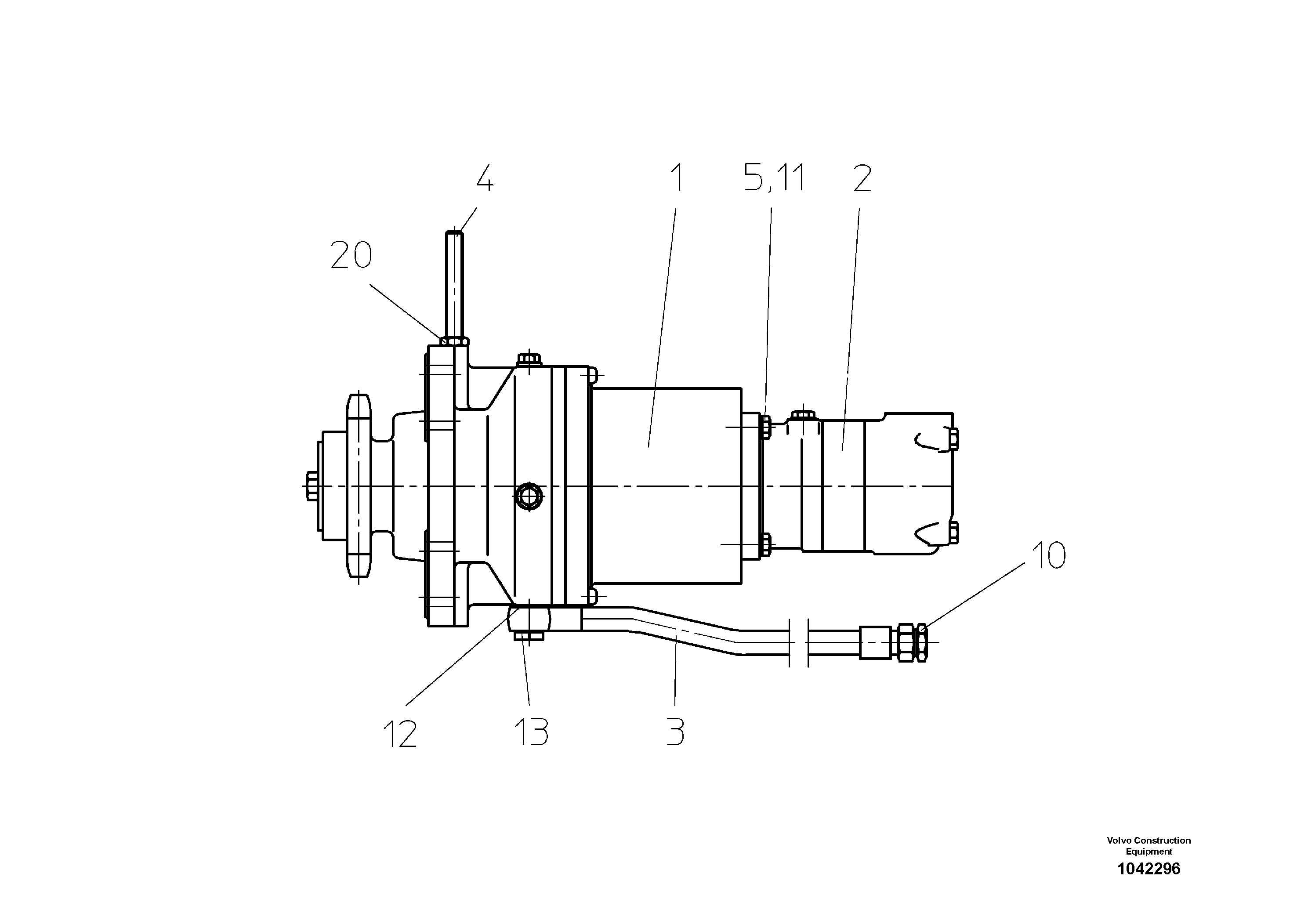 Схема запчастей Volvo ABG8820 - 48210 Conveyor Belt Drive ABG8820/ABG8820B ABG8820 S/N 21098-23354 ABG8820B S/N 23355-