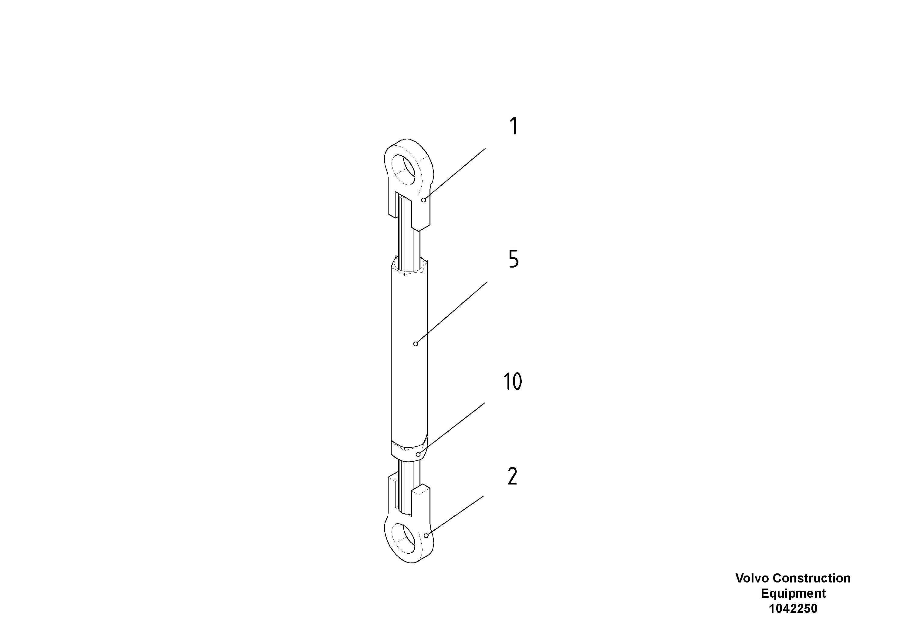 Схема запчастей Volvo ABG8820 - 54341 Turnbuckle ABG8820/ABG8820B ABG8820 S/N 21098-23354 ABG8820B S/N 23355-