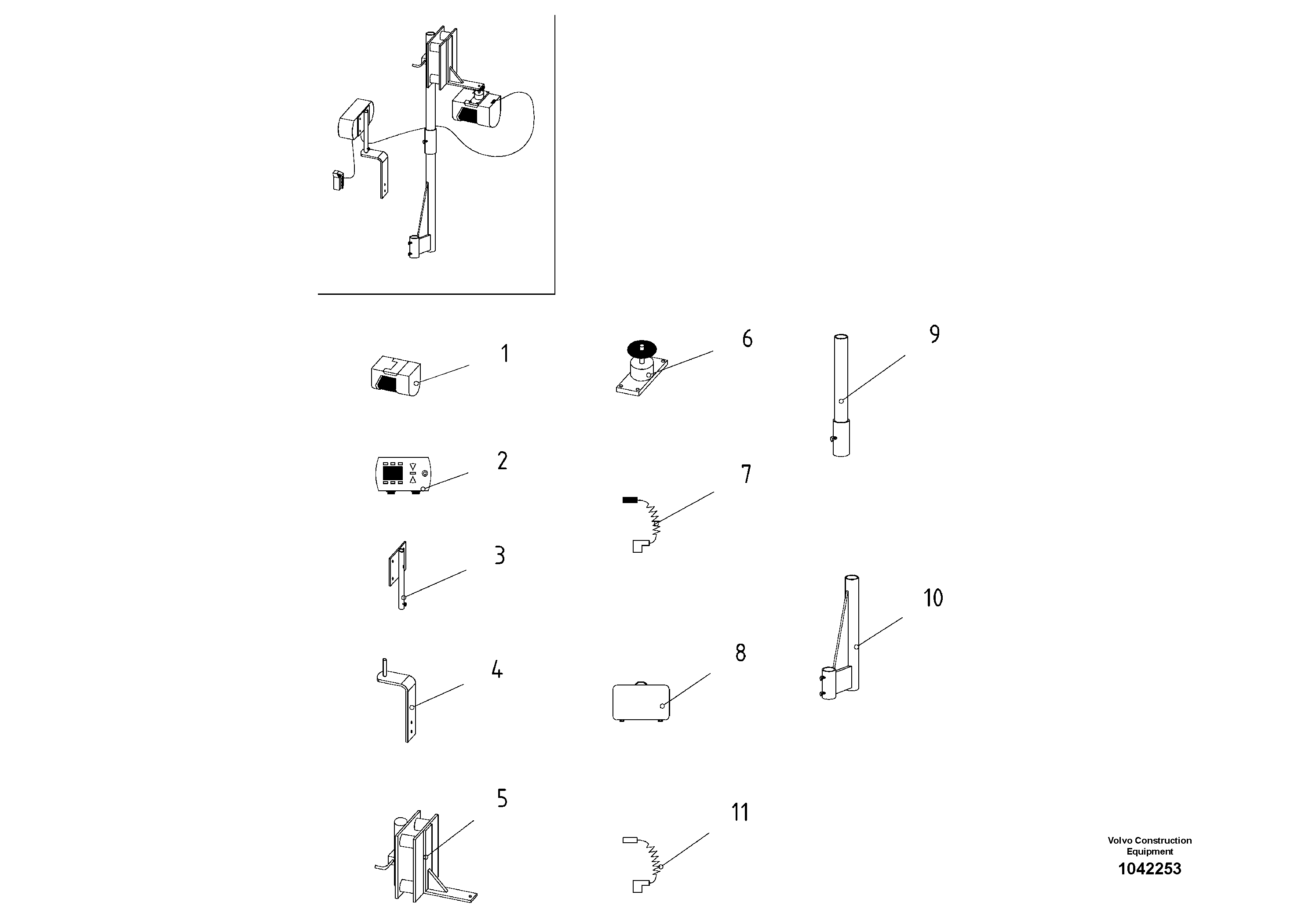 Схема запчастей Volvo ABG8820 - 54655 Laser Scanner ABG8820/ABG8820B ABG8820 S/N 21098-23354 ABG8820B S/N 23355-