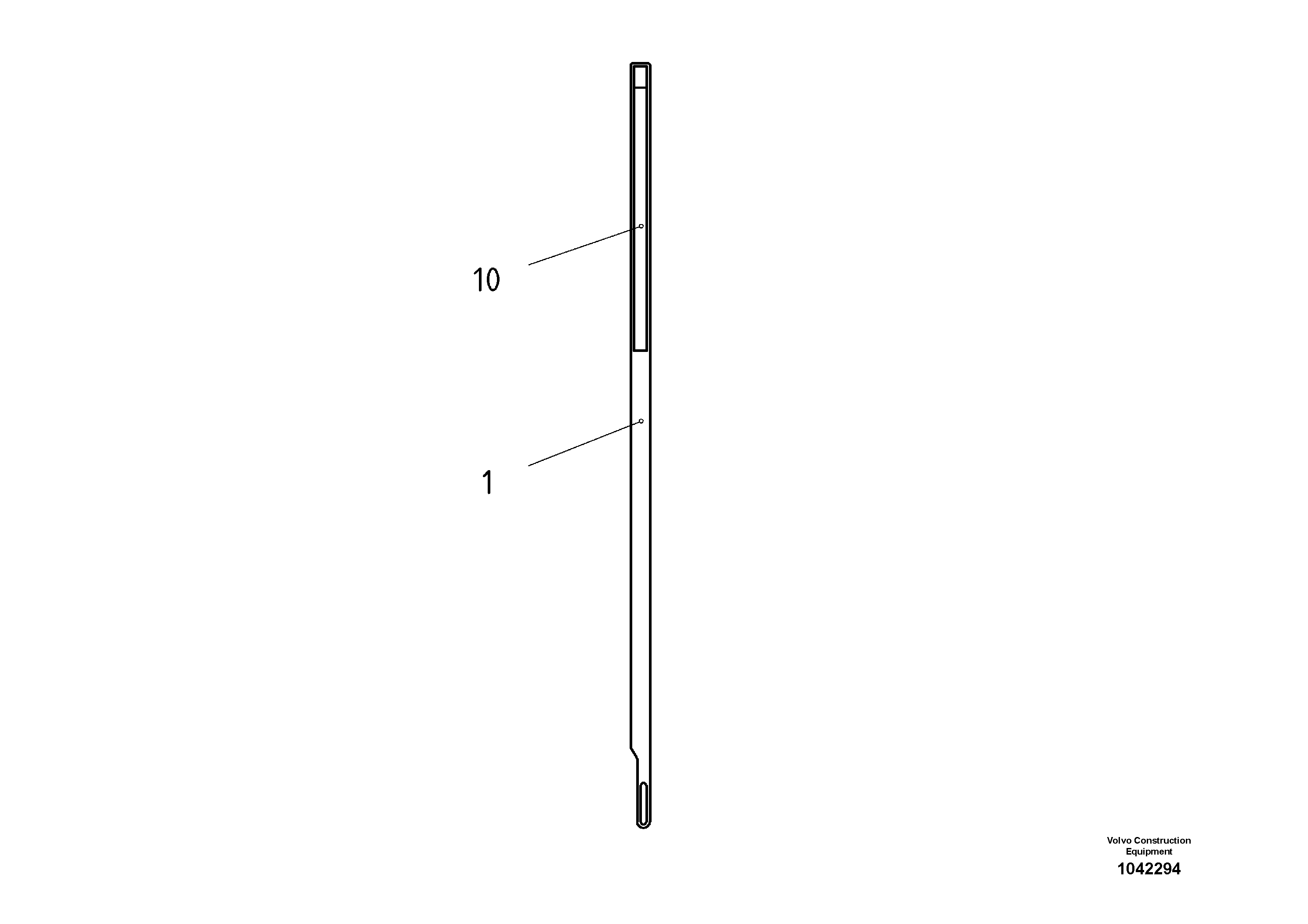 Схема запчастей Volvo ABG8820 - 54662 Indicator Arm ABG8820/ABG8820B ABG8820 S/N 21098-23354 ABG8820B S/N 23355-