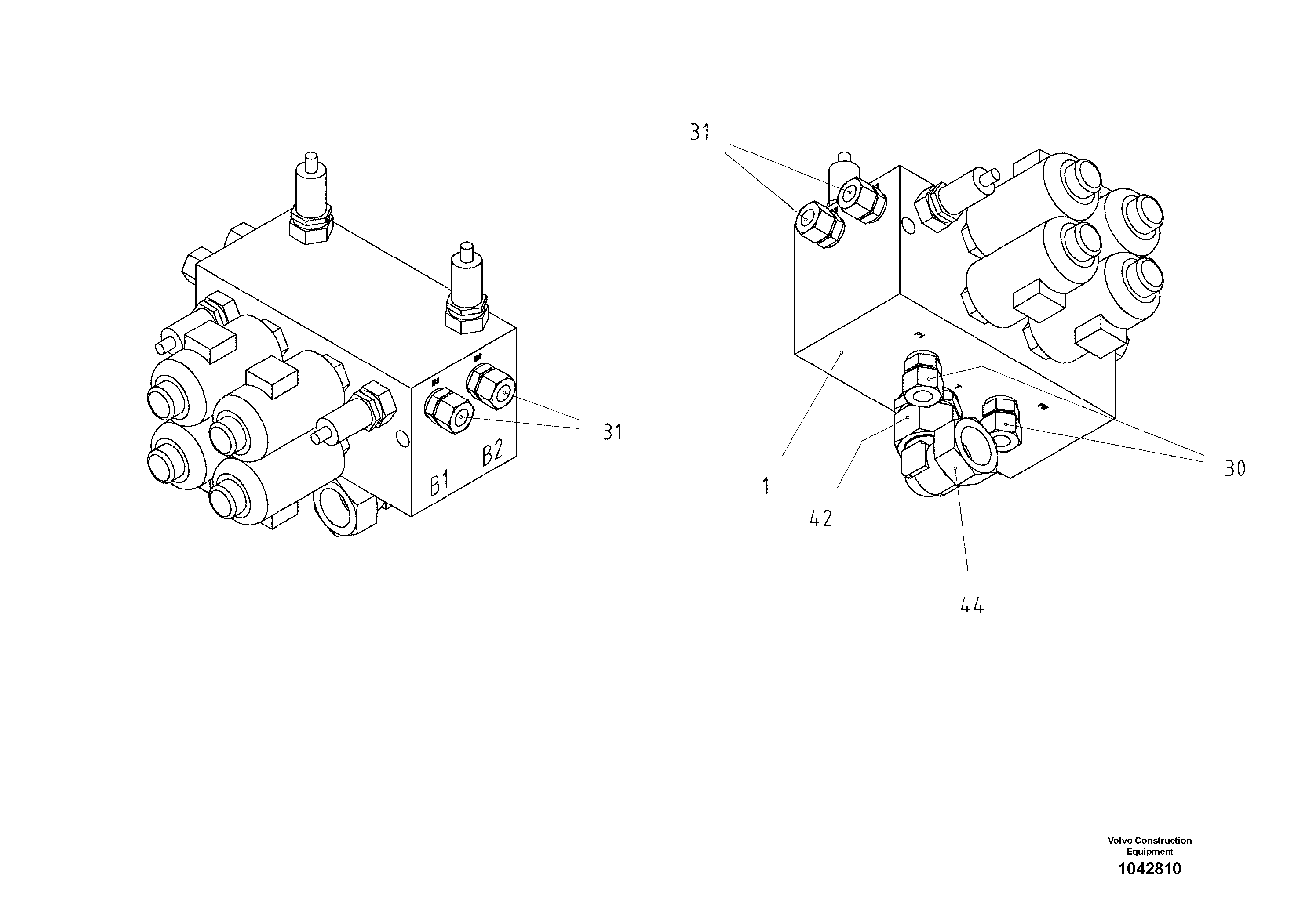 Схема запчастей Volvo ABG8820 - 47728 Pre-assembling Reversable Conveyor ABG8820/ABG8820B ABG8820 S/N 21098-23354 ABG8820B S/N 23355-