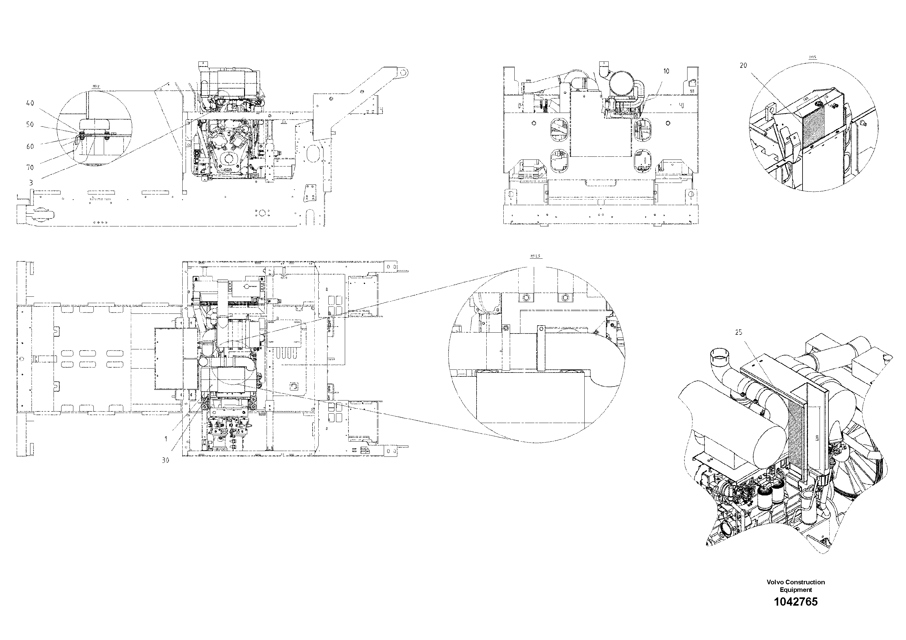 Схема запчастей Volvo ABG8820 - 21005 Diesel Exhaust Filter ABG8820/ABG8820B ABG8820 S/N 21098-23354 ABG8820B S/N 23355-