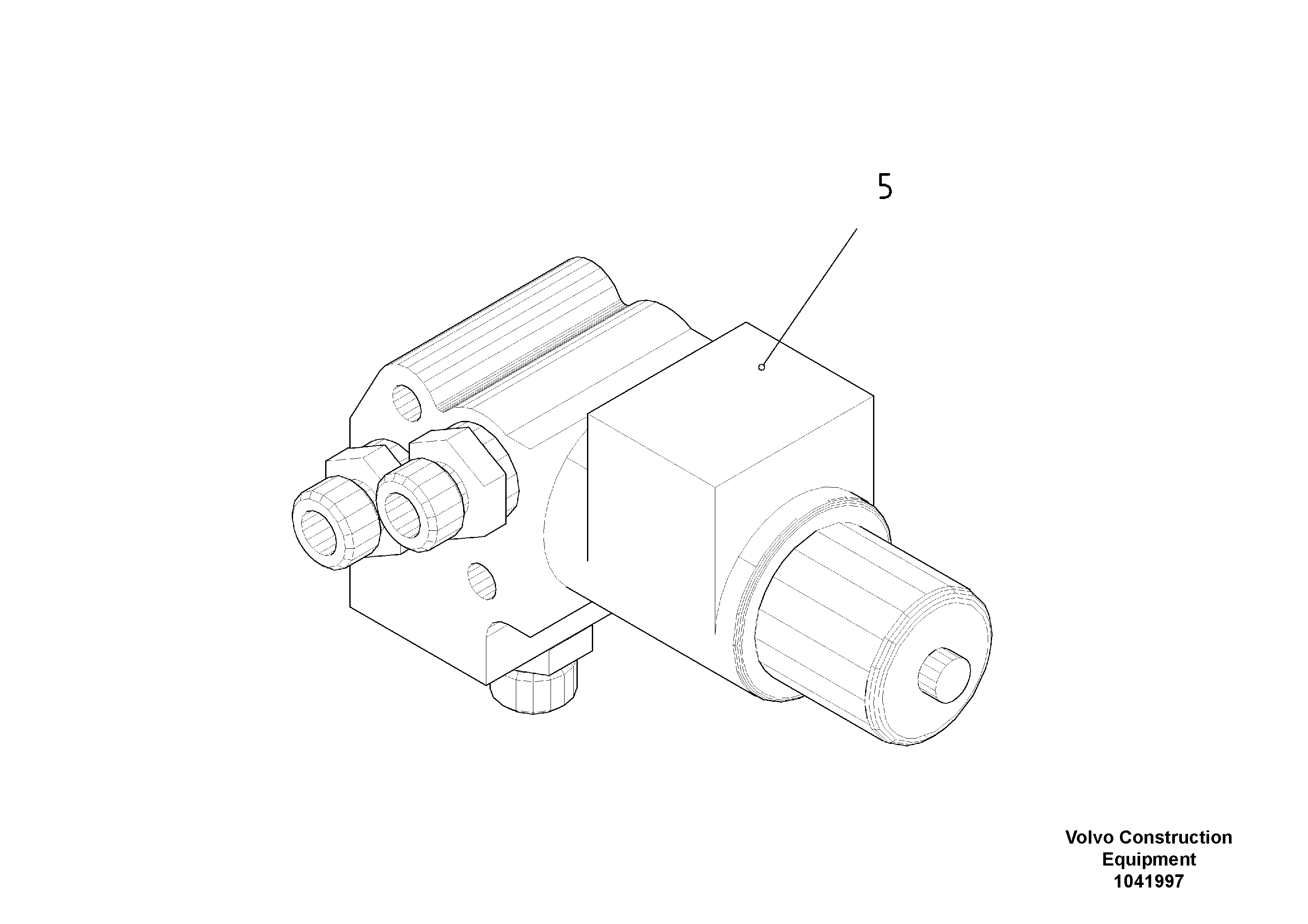 Схема запчастей Volvo ABG8820 - 56617 Valve Block Brake ABG8820/ABG8820B ABG8820 S/N 21098-23354 ABG8820B S/N 23355-