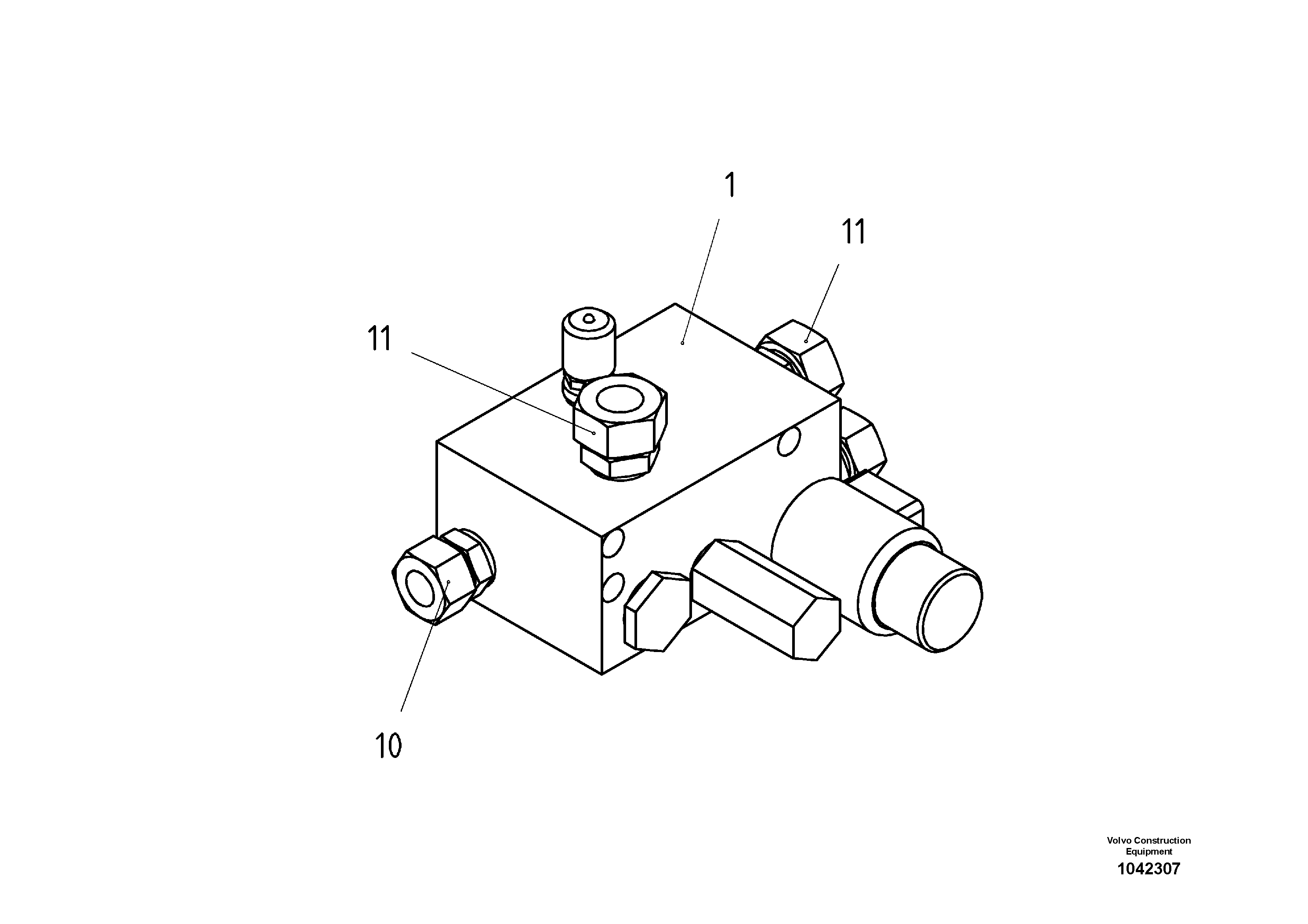 Схема запчастей Volvo ABG8820 - 56628 Control Block Vibration ABG8820/ABG8820B ABG8820 S/N 21098-23354 ABG8820B S/N 23355-