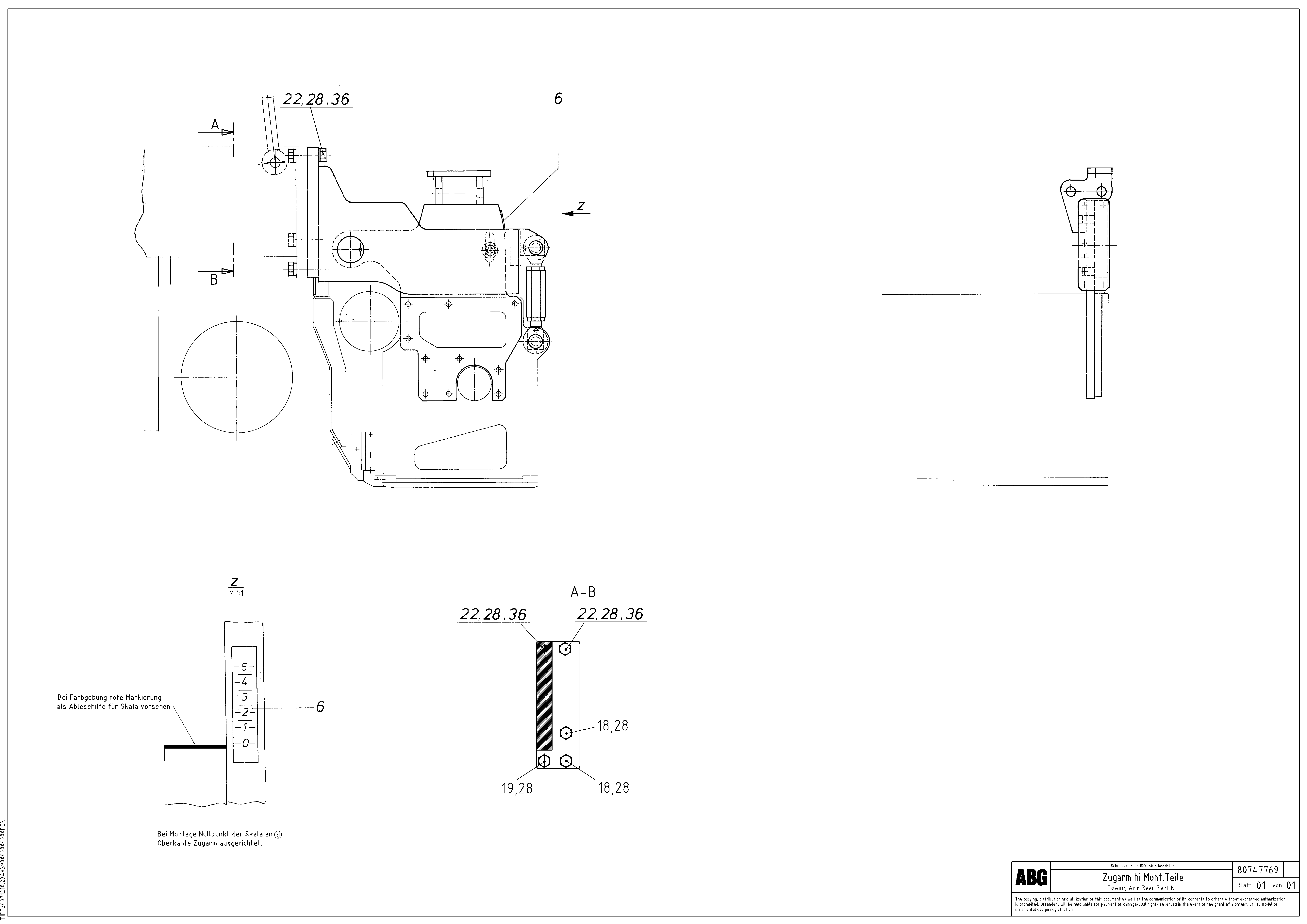 Схема запчастей Volvo ABG8820 - 90458 Mounting parts for towing arms rear VDT 121 ATT. SCREEDS 2,5 -13,0M ABG8820/ABG8820B