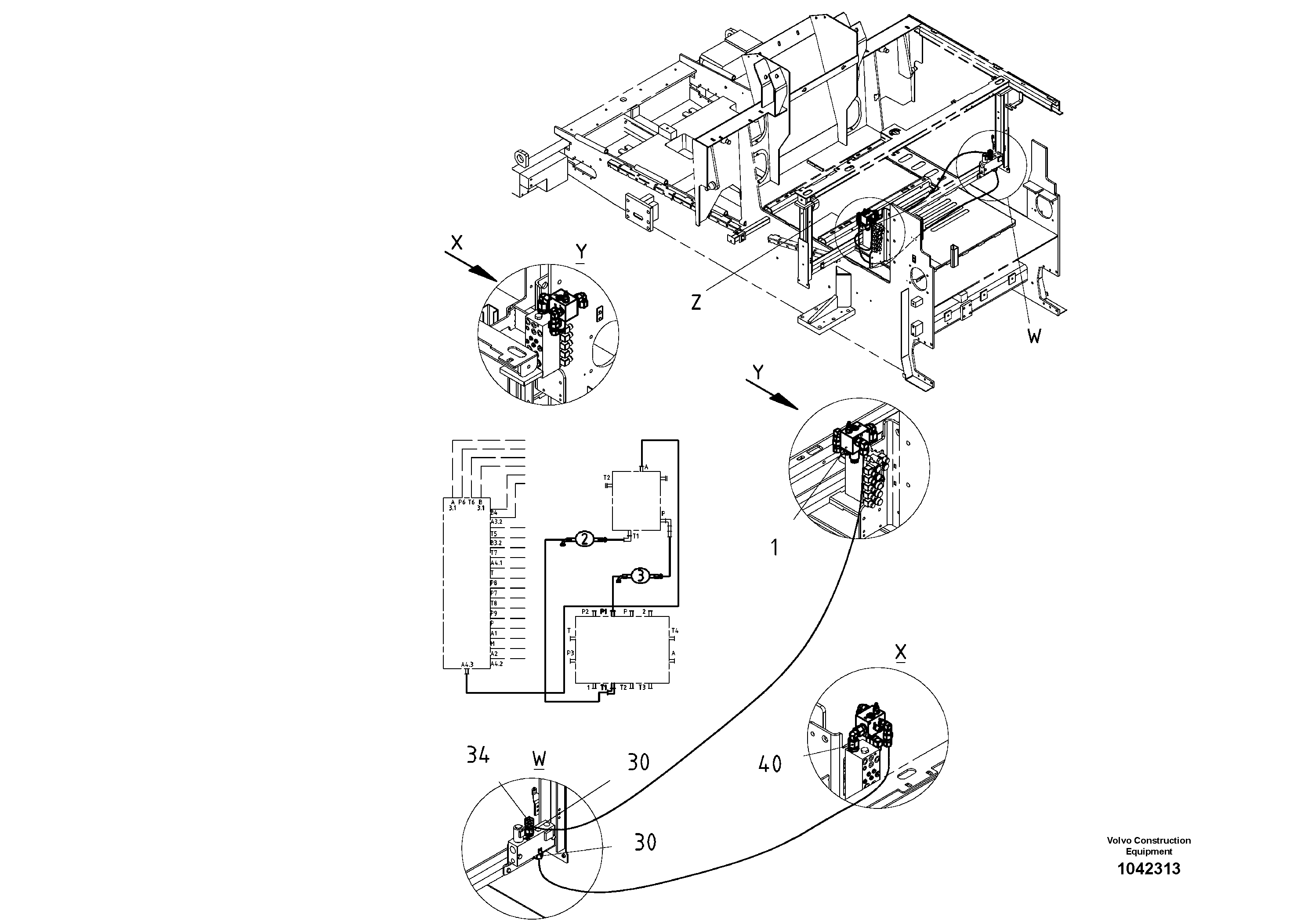 Схема запчастей Volvo ABG8820 - 48026 Screed Assist ABG8820/ABG8820B ABG8820 S/N 21098-23354 ABG8820B S/N 23355-