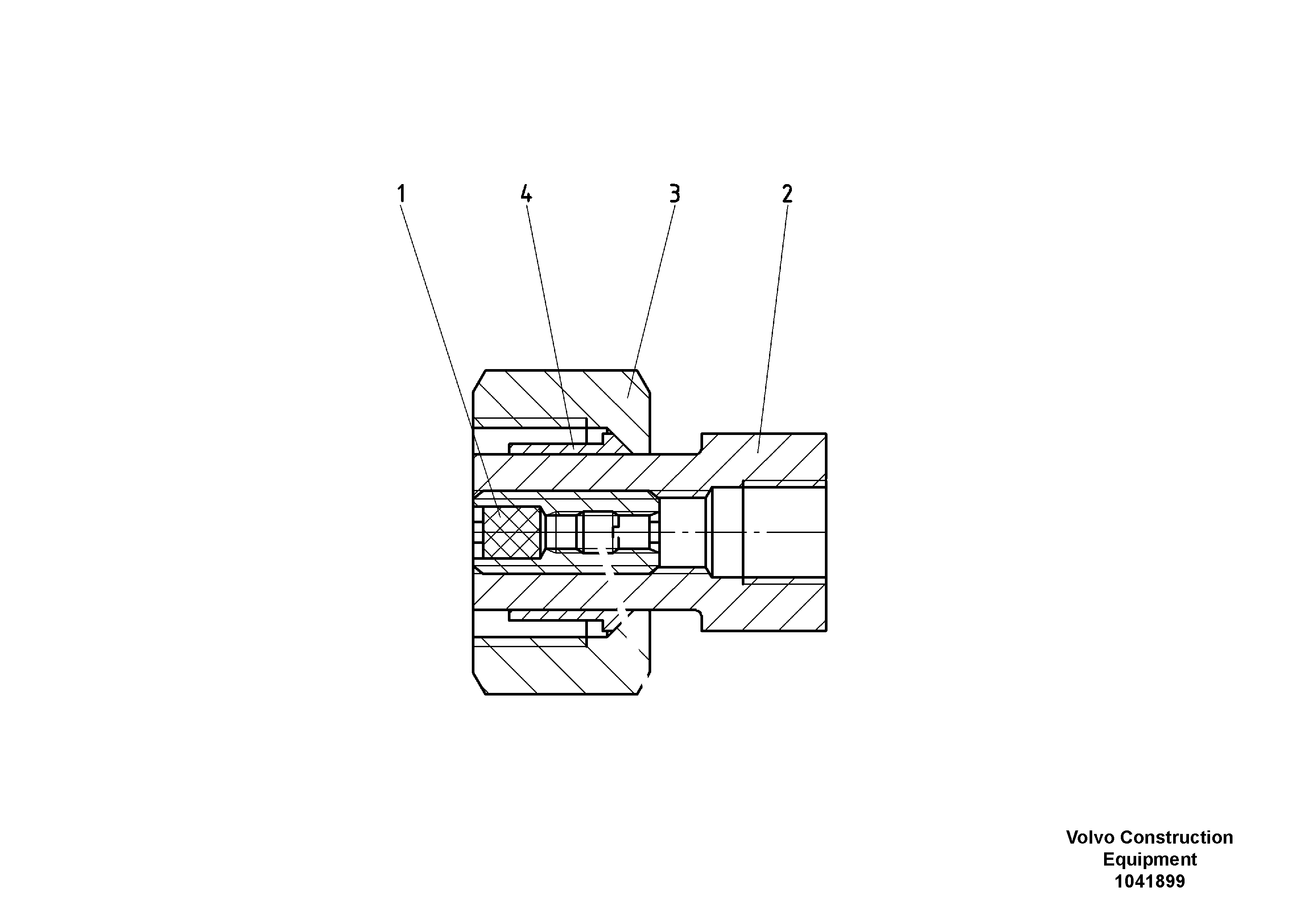Схема запчастей Volvo ABG9820 - 47848 Фиттинг ABG9820 S/N 20812 -
