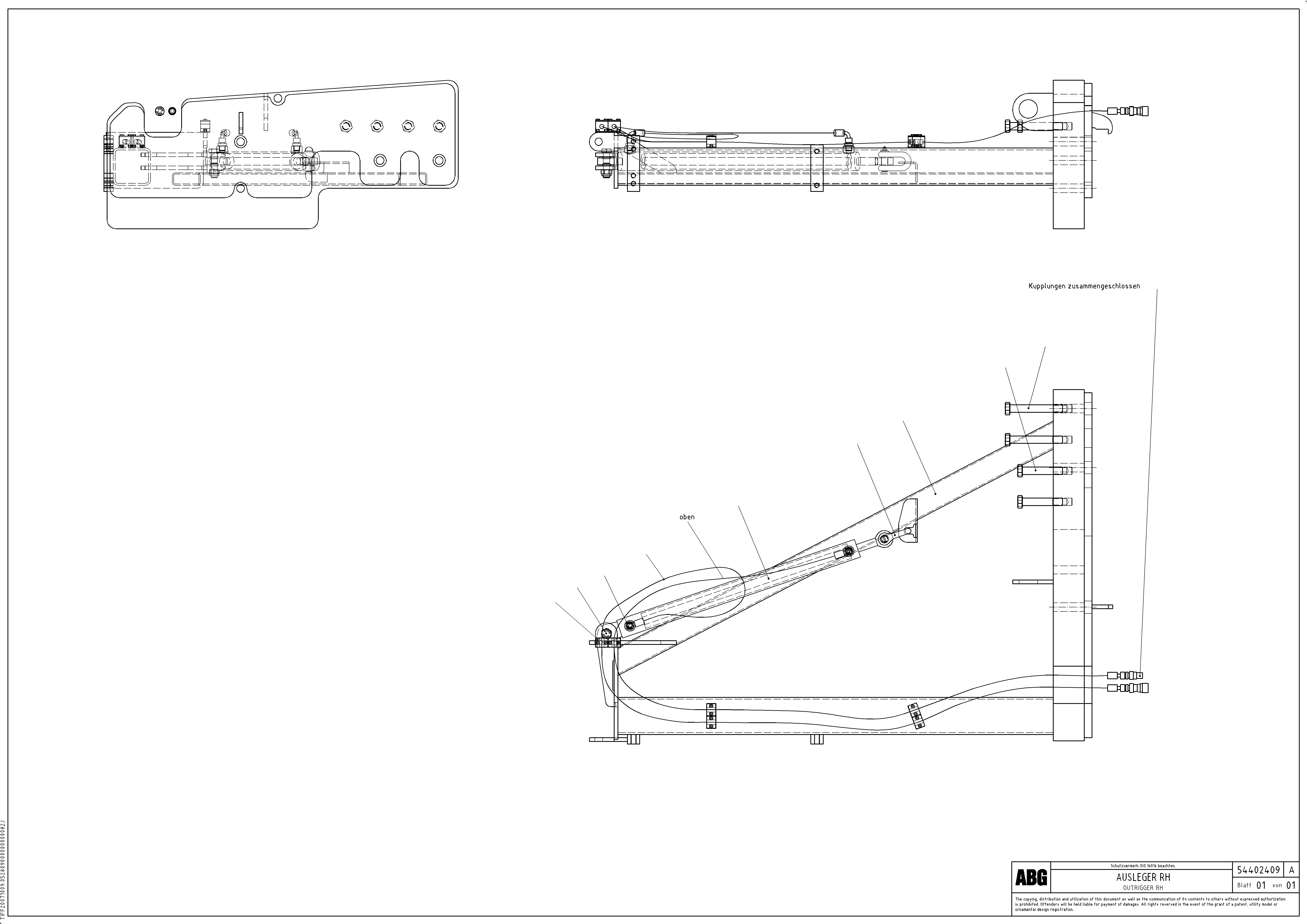 Схема запчастей Volvo ABG9820 - 53427 Outrigger ABG9820 S/N 20812 -