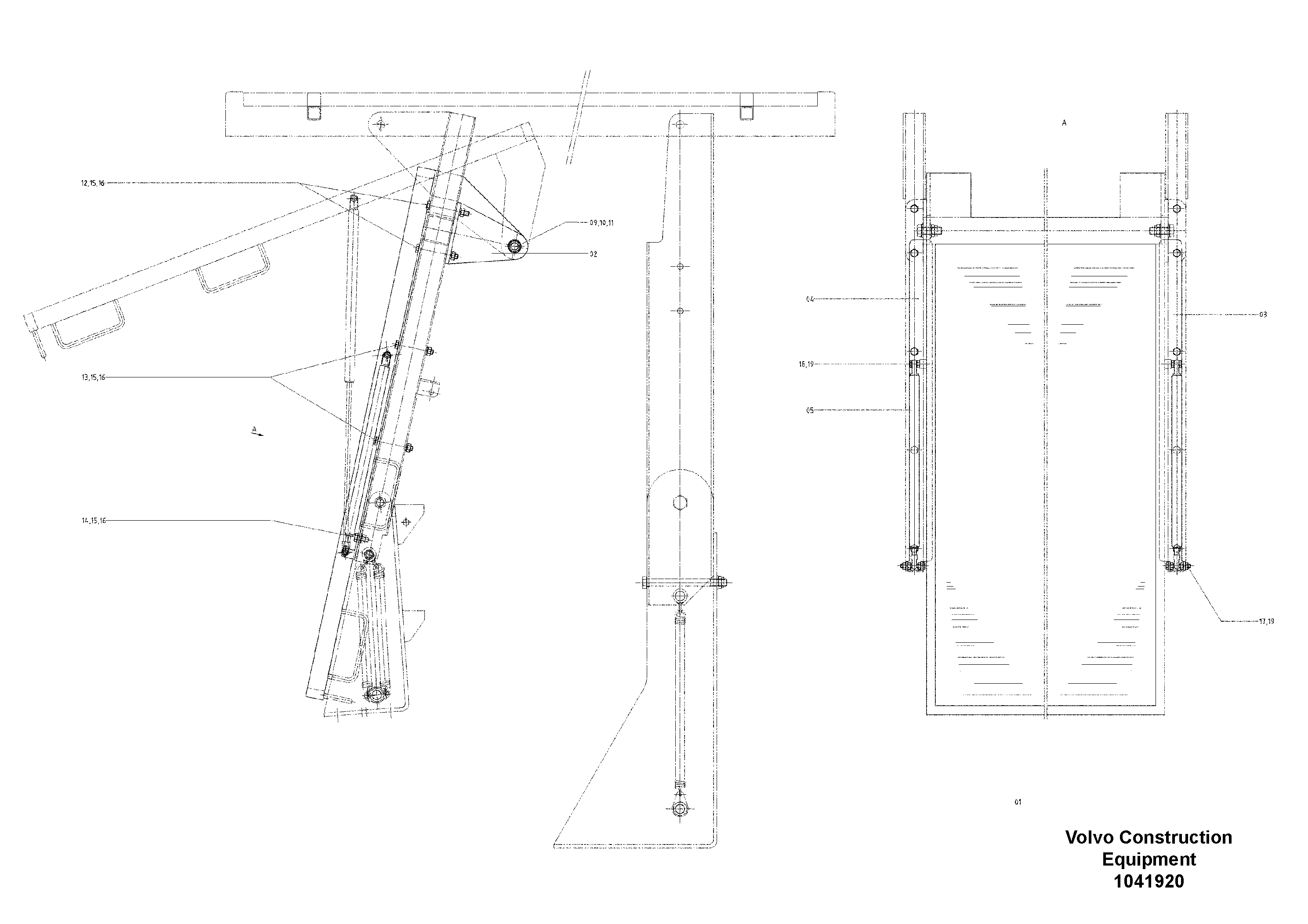 Схема запчастей Volvo ABG9820 - 100542 Стекло лобовое (ветровое) ABG9820 S/N 20812 -