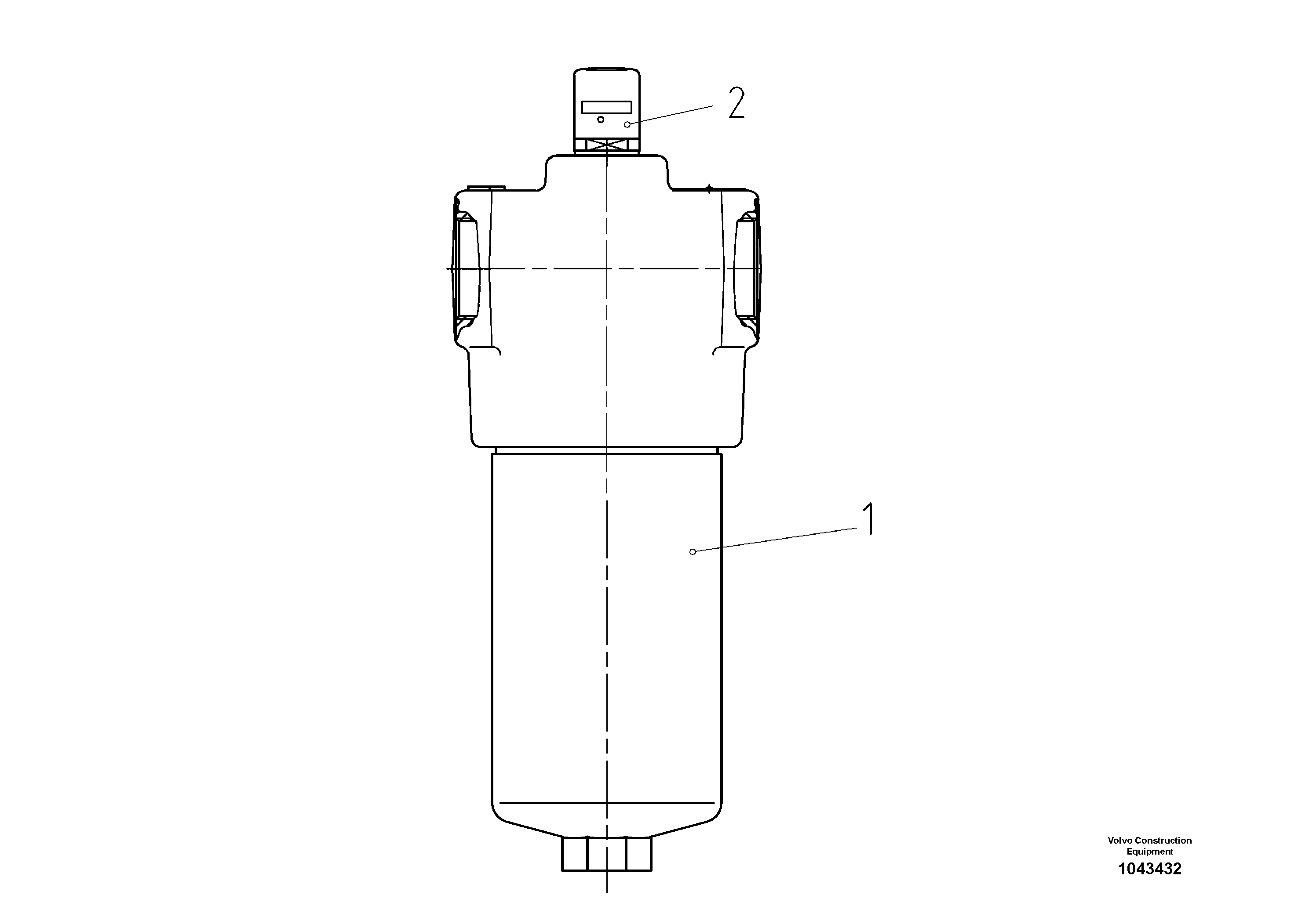 Схема запчастей Volvo ABG9820 - 93168 Pressure Filter ABG9820 S/N 20812 -