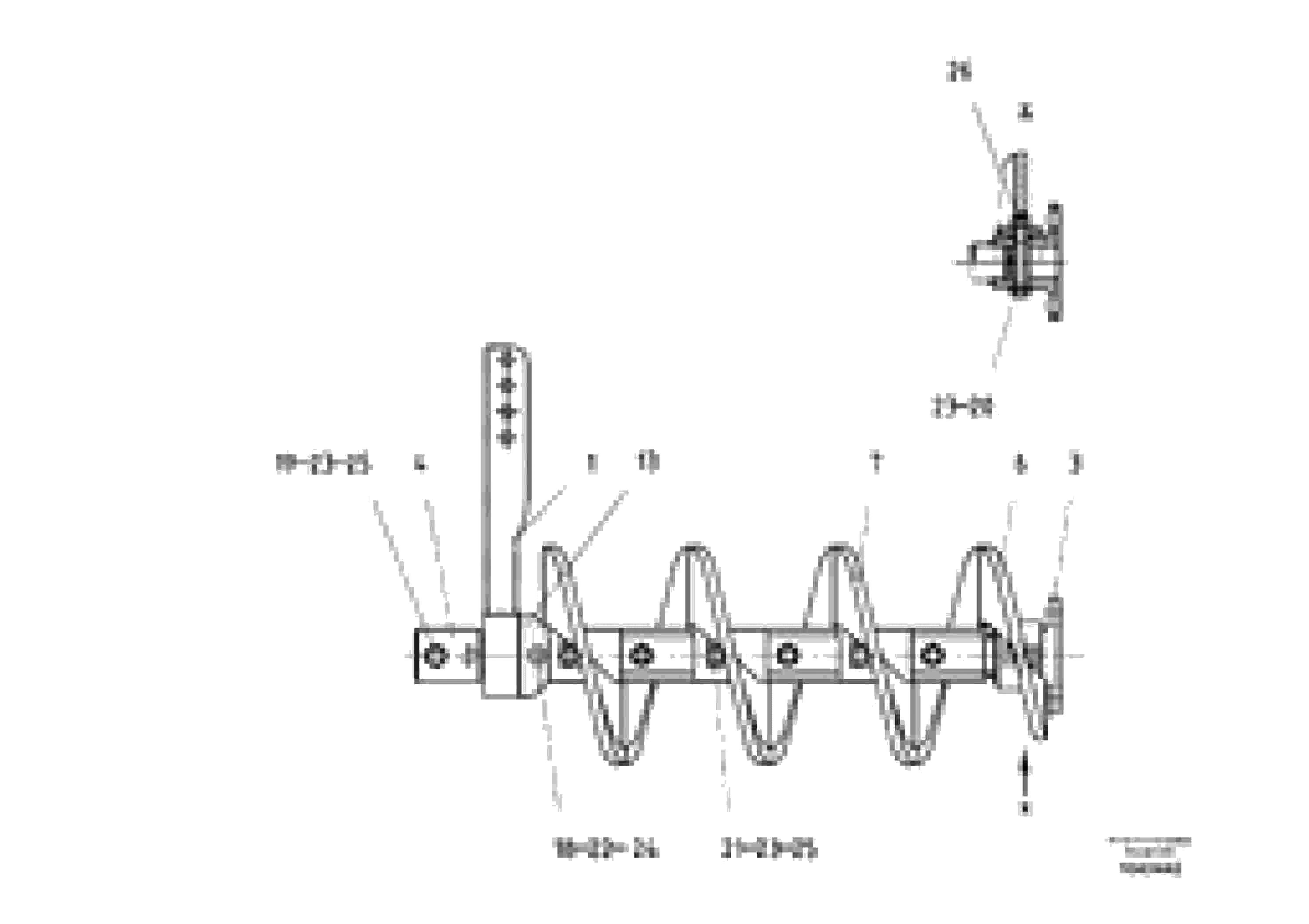 Схема запчастей Volvo ABG9820 - 50497 Basic Auger ABG9820 S/N 20812 -