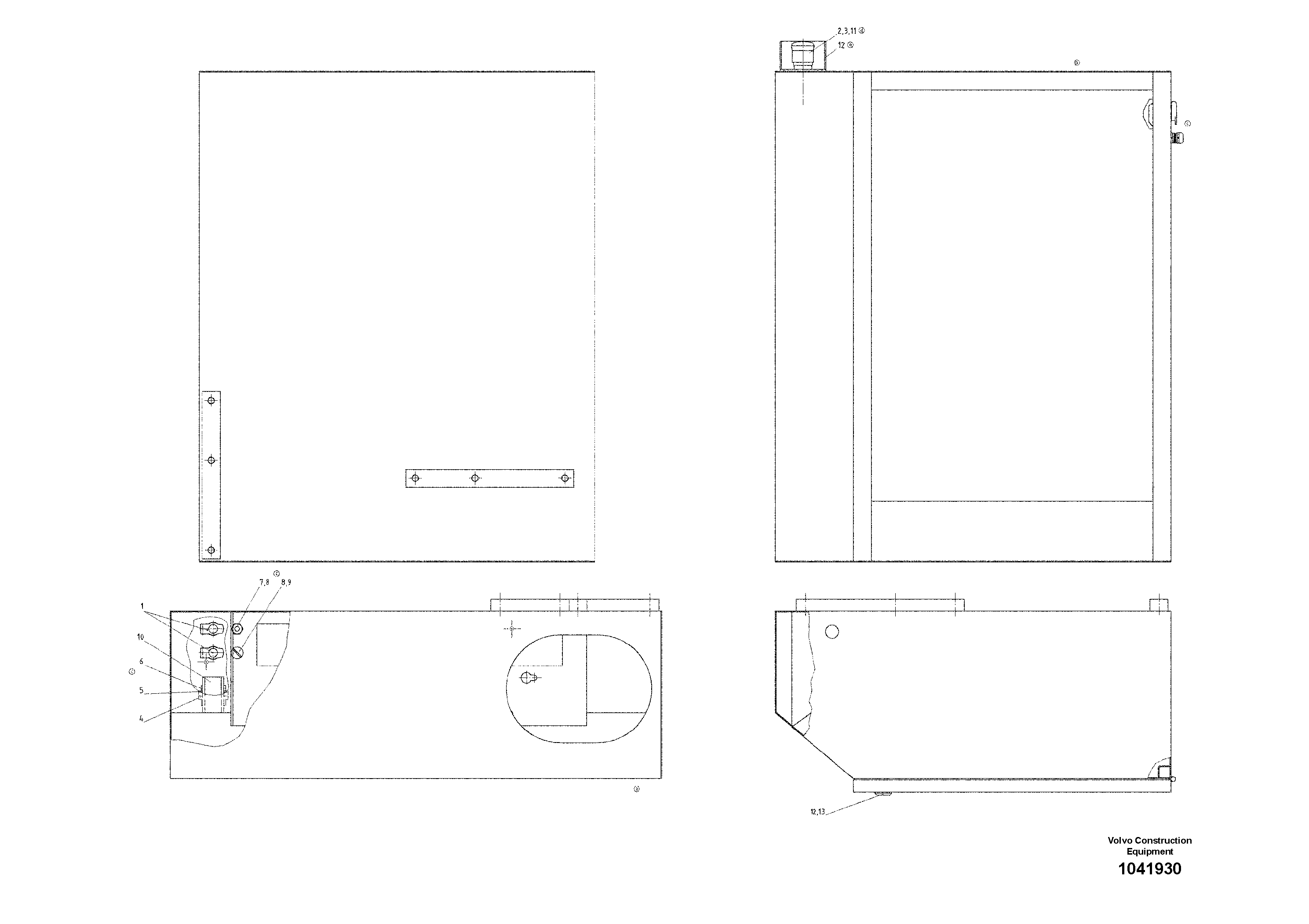 Схема запчастей Volvo ABG9820 - 91844 Electrical ABG9820 S/N 20812 -
