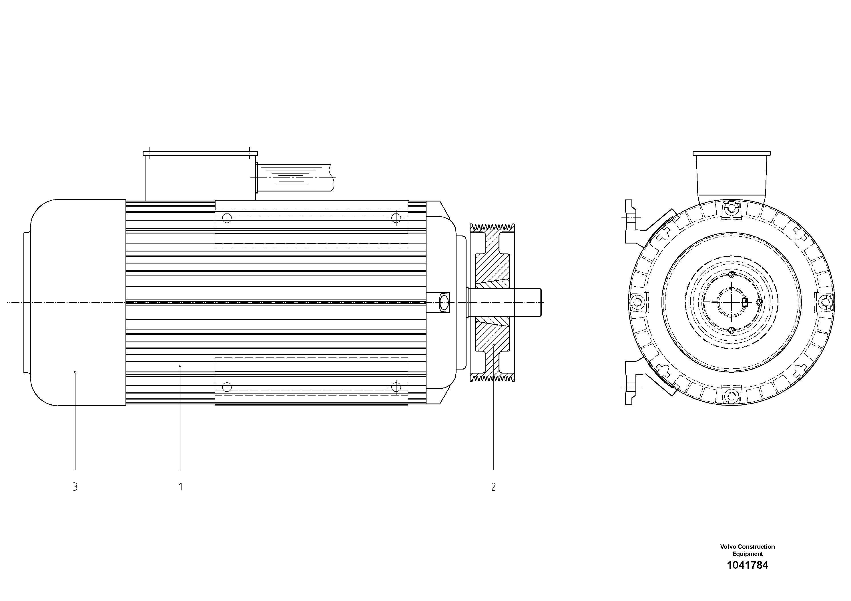 Схема запчастей Volvo ABG9820 - 95945 Alternator ABG9820 S/N 20812 -