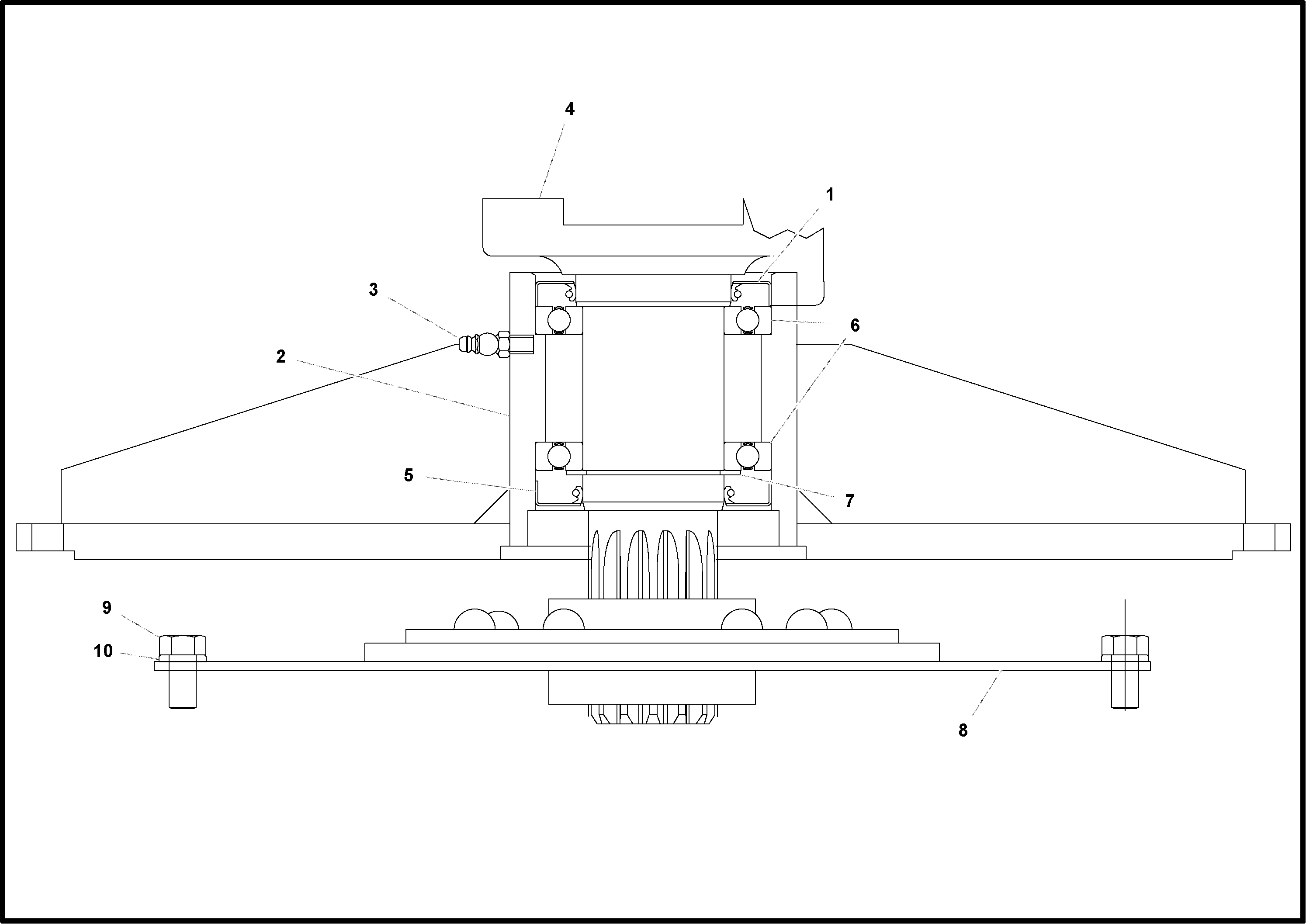 Схема запчастей Volvo PF4410 - 96908 Shaft Assembly PF4410 S/N 197449-