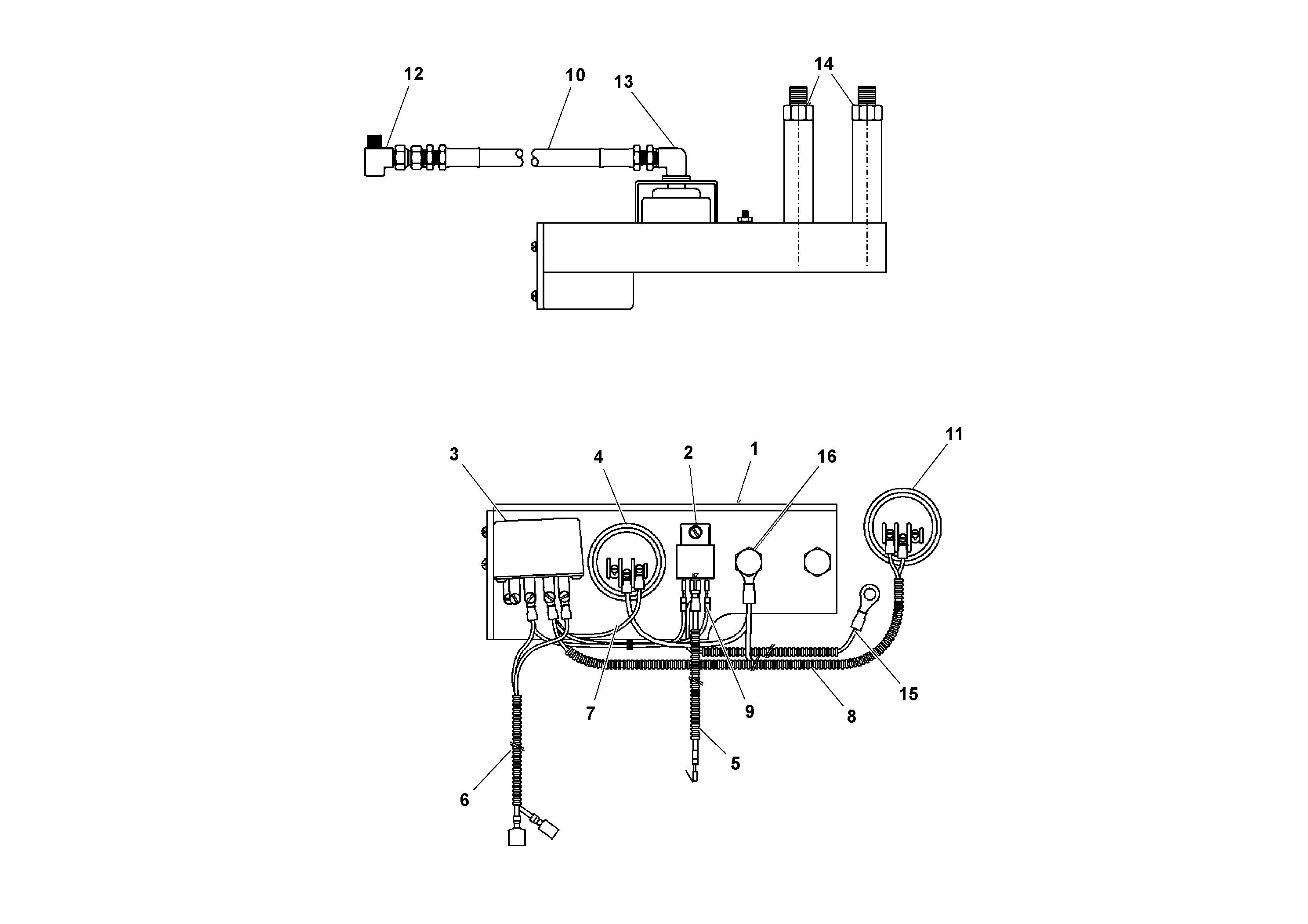 Схема запчастей Volvo PF4410 - 98822 Engine Shutdown Kit PF4410 S/N 197449-