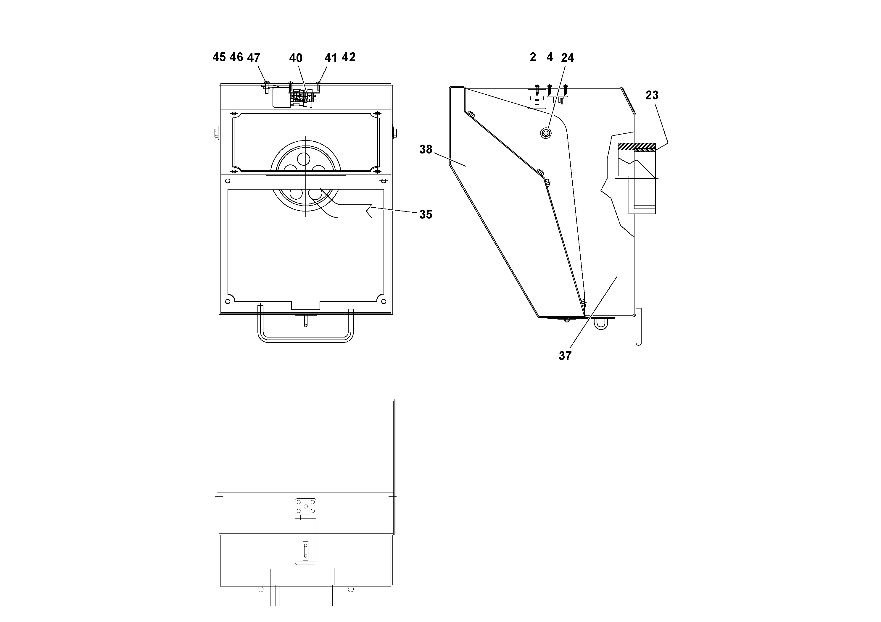 Схема запчастей Volvo PF4410 - 96299 Control Box Assembly PF4410 S/N 197449-