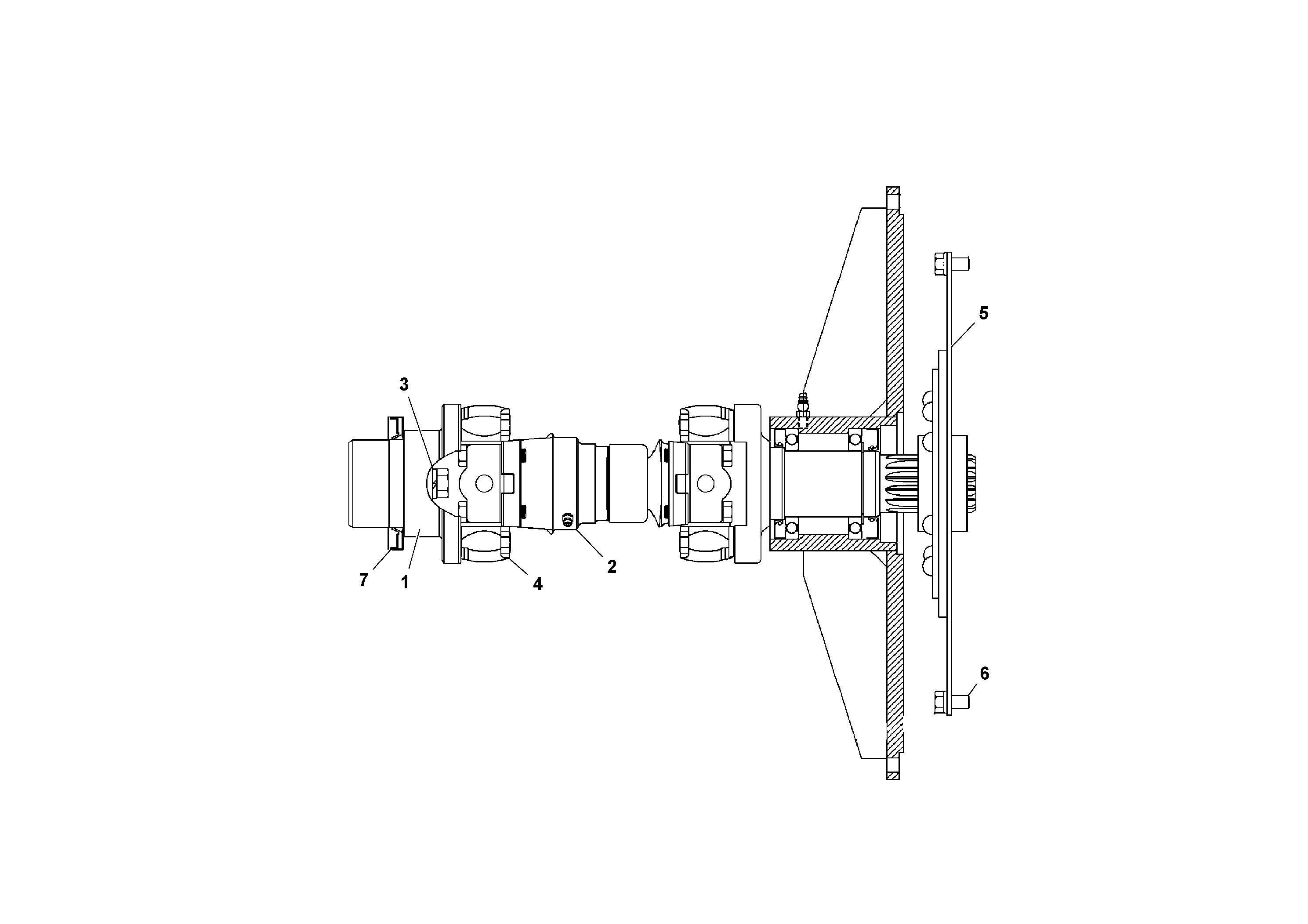 Схема запчастей Volvo PF4410 - 95981 Drive Shaft Replacement Kit PF4410 S/N 197449-