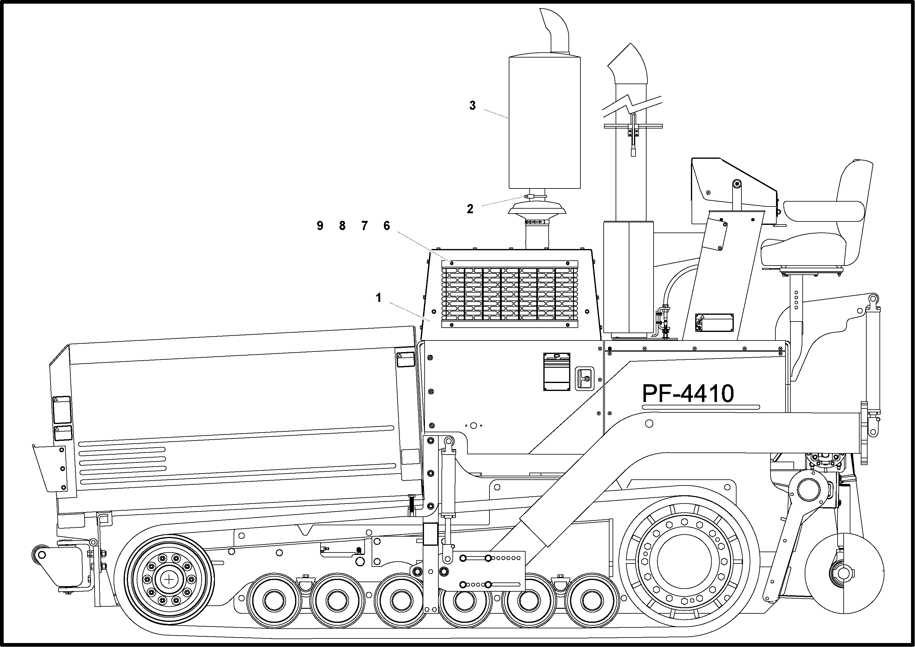 Схема запчастей Volvo PF4410 - 94820 Sound Kit Installation PF4410 S/N 197449-