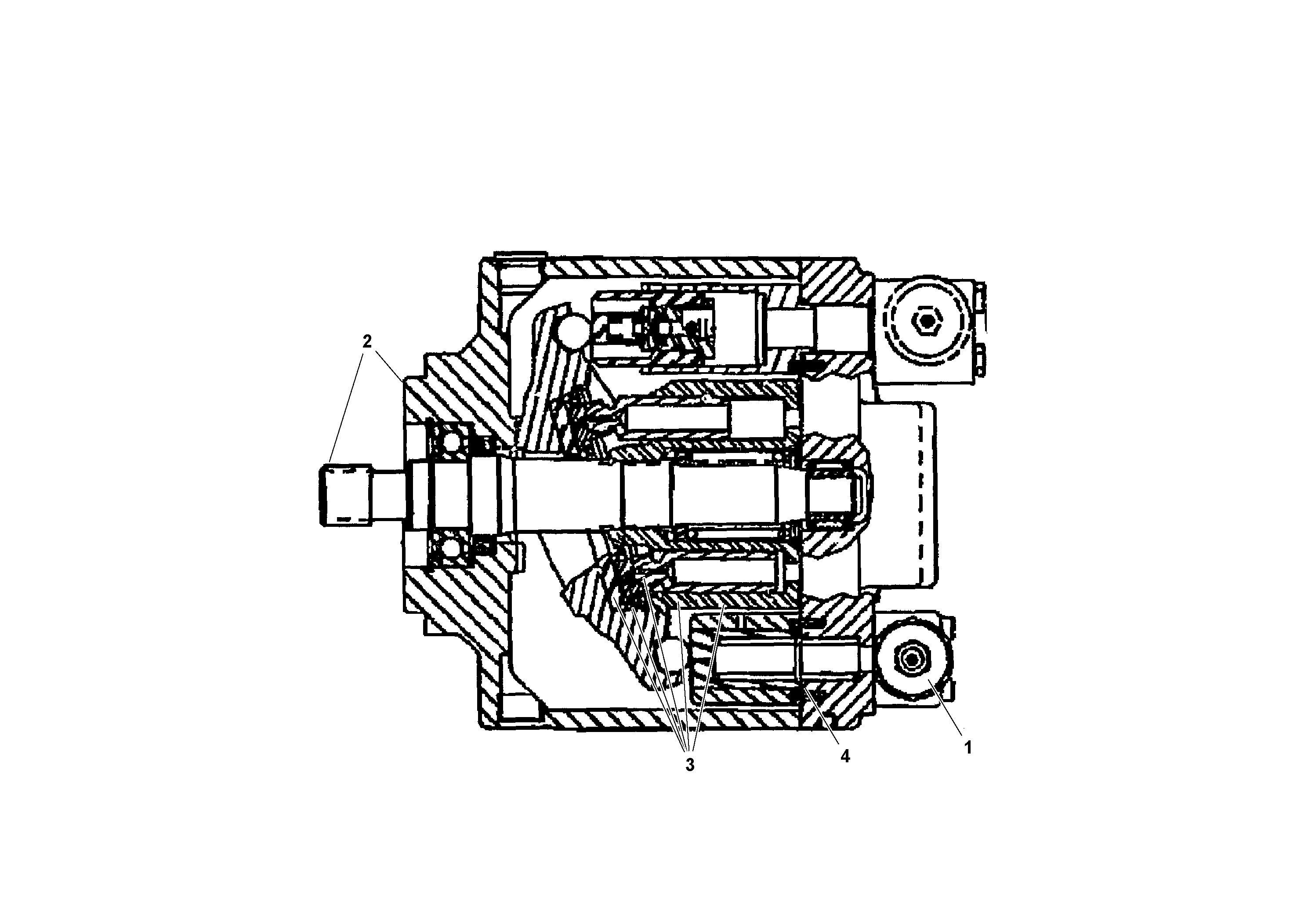 Схема запчастей Volvo PF4410 - 92174 Pump Assembly PF4410 S/N 197449-