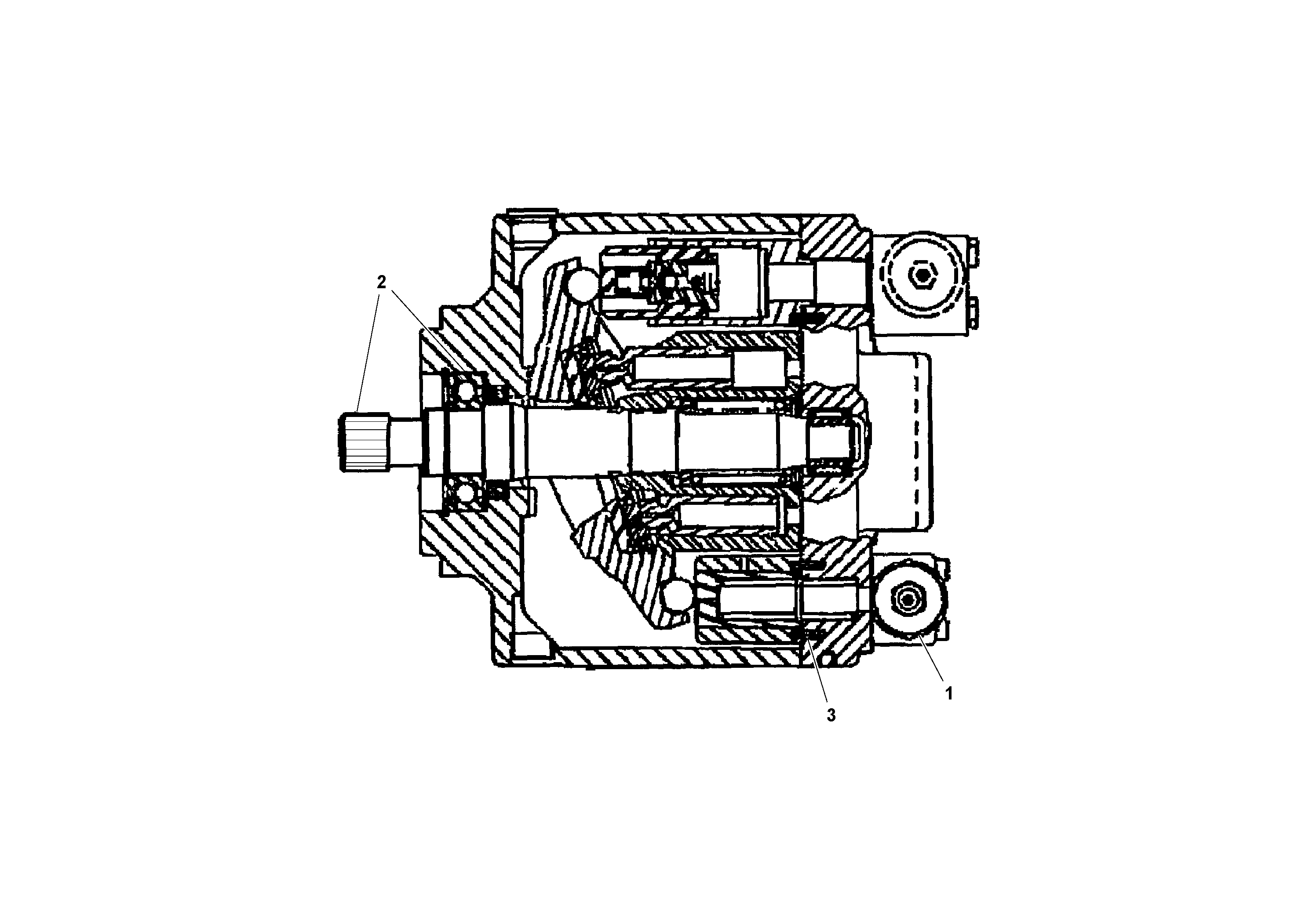 Схема запчастей Volvo PF4410 - 94791 Pump Assembly PF4410 S/N 197449-