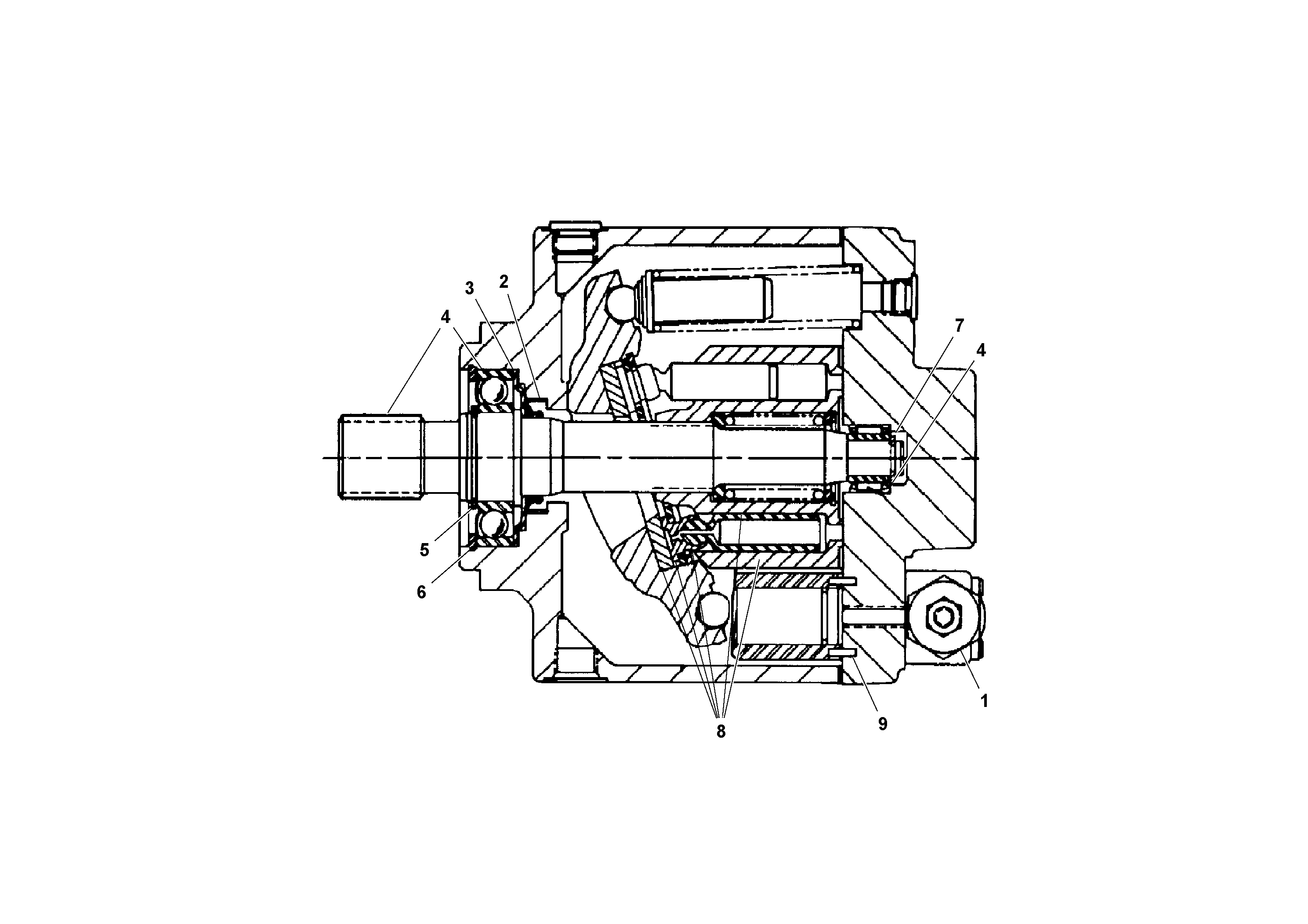 Схема запчастей Volvo PF4410 - 95051 Pump Assembly PF4410 S/N 197449-