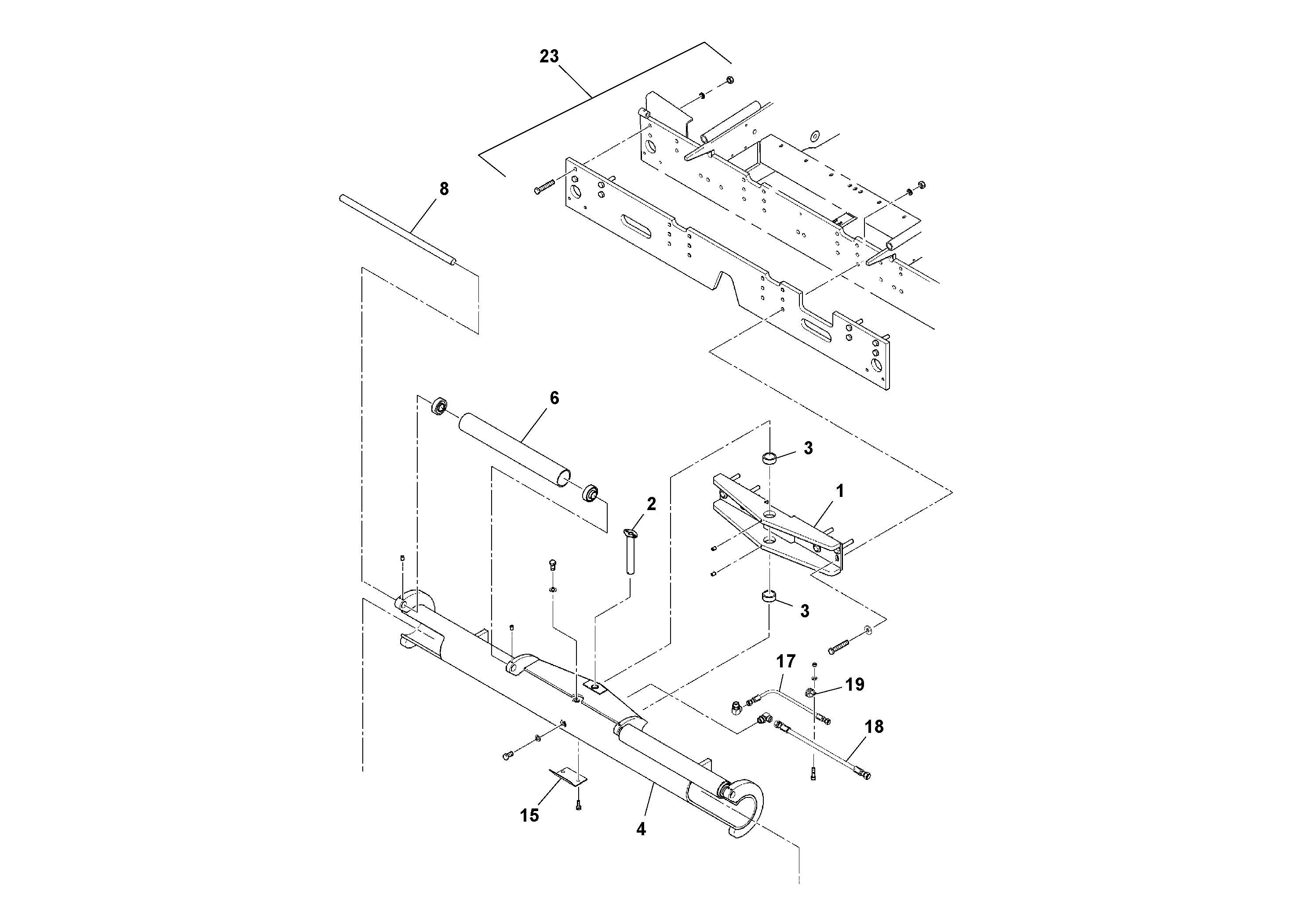 Схема запчастей Volvo PF4410 - 93069 Truck Hitch PF4410 S/N 197449-