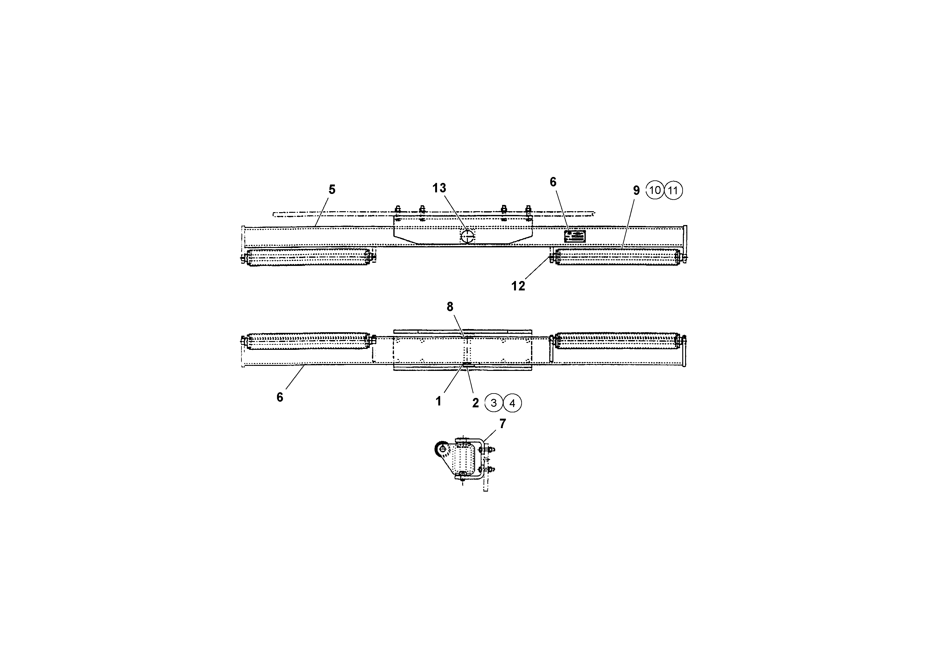 Схема запчастей Volvo PF4410 - 93902 Oscillating Push Roller Assembly PF4410 S/N 197449-