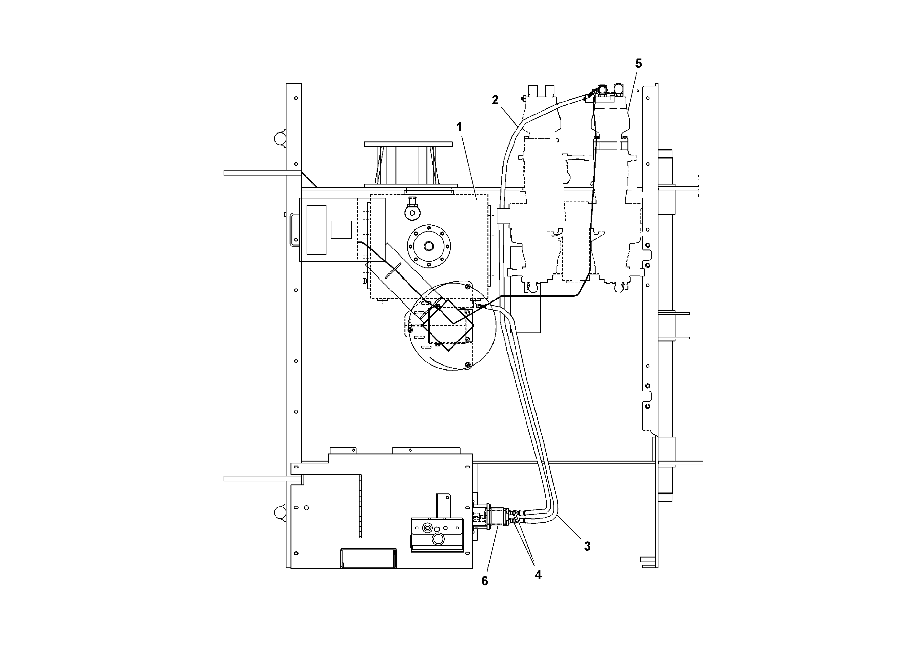 Схема запчастей Volvo PF4410 - 72123 Generator kit Option Hydraulic System PF4410 S/N 197449-