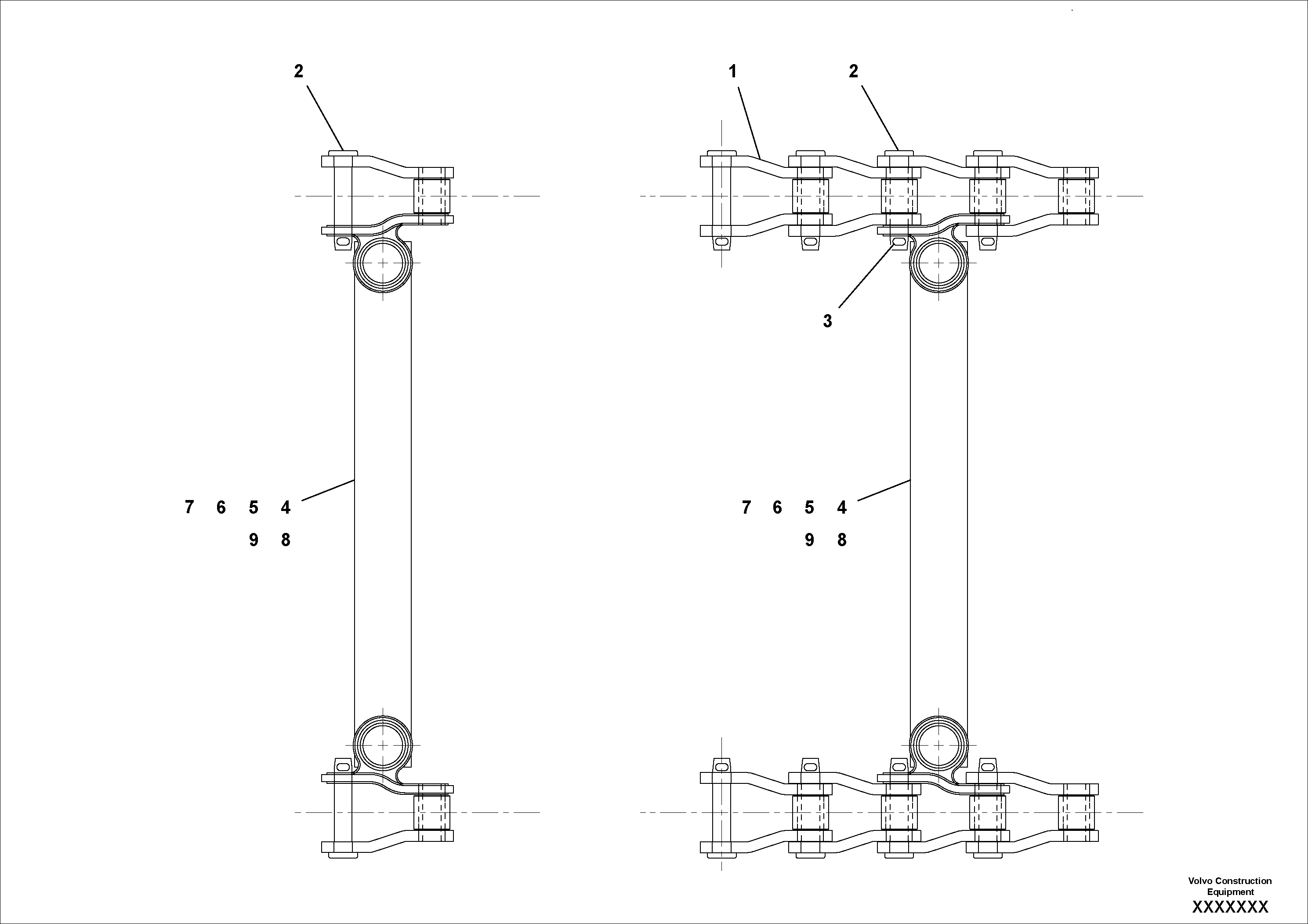 Схема запчастей Volvo PF4410 - 92392 Conveyor Chain Assembly PF4410 S/N 197449-