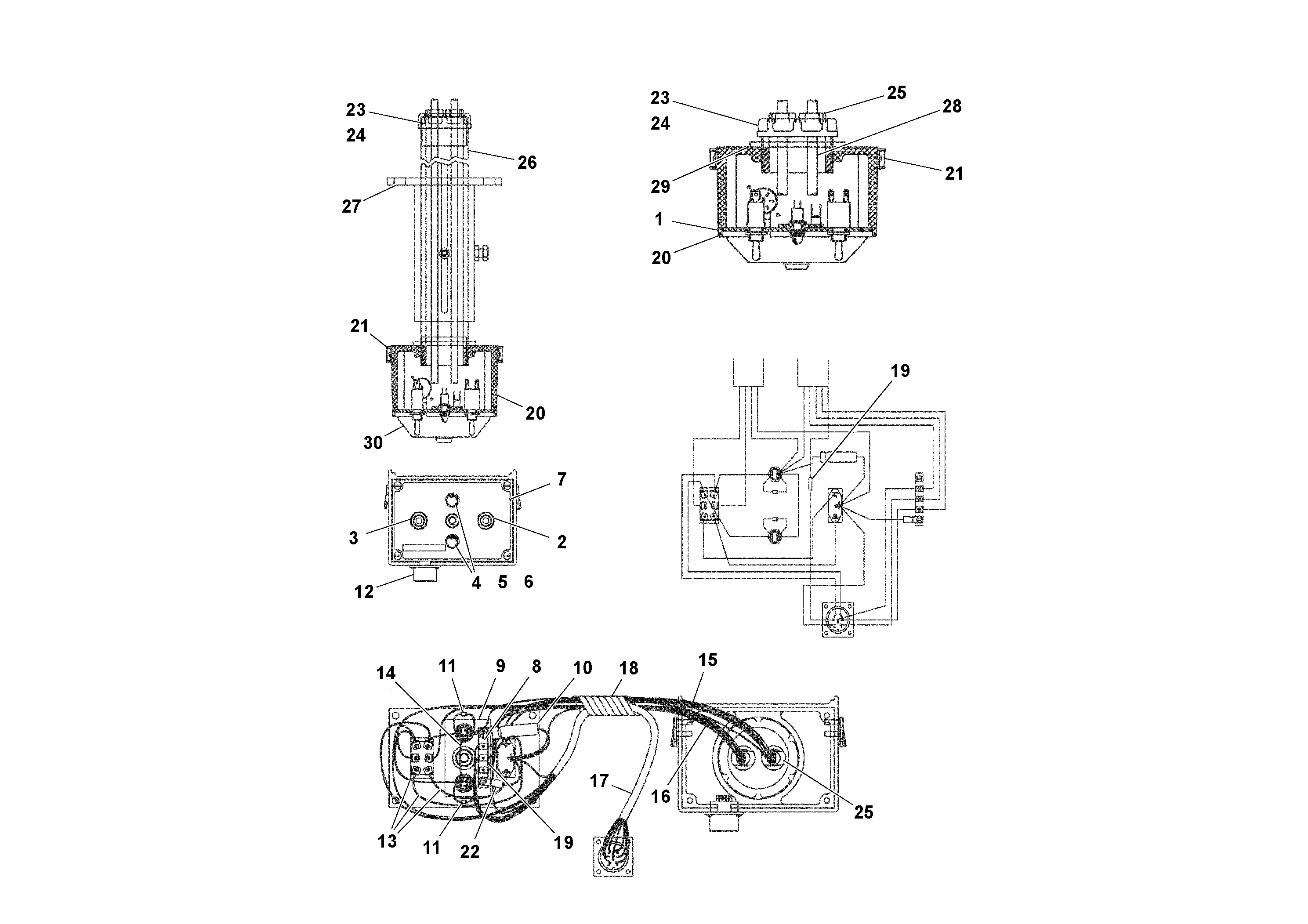 Схема запчастей Volvo PF4410 - 90763 Control Station Assembly AGS 7.5 ATT. BLAW KONTROL II PF161, PF2181, PF4410