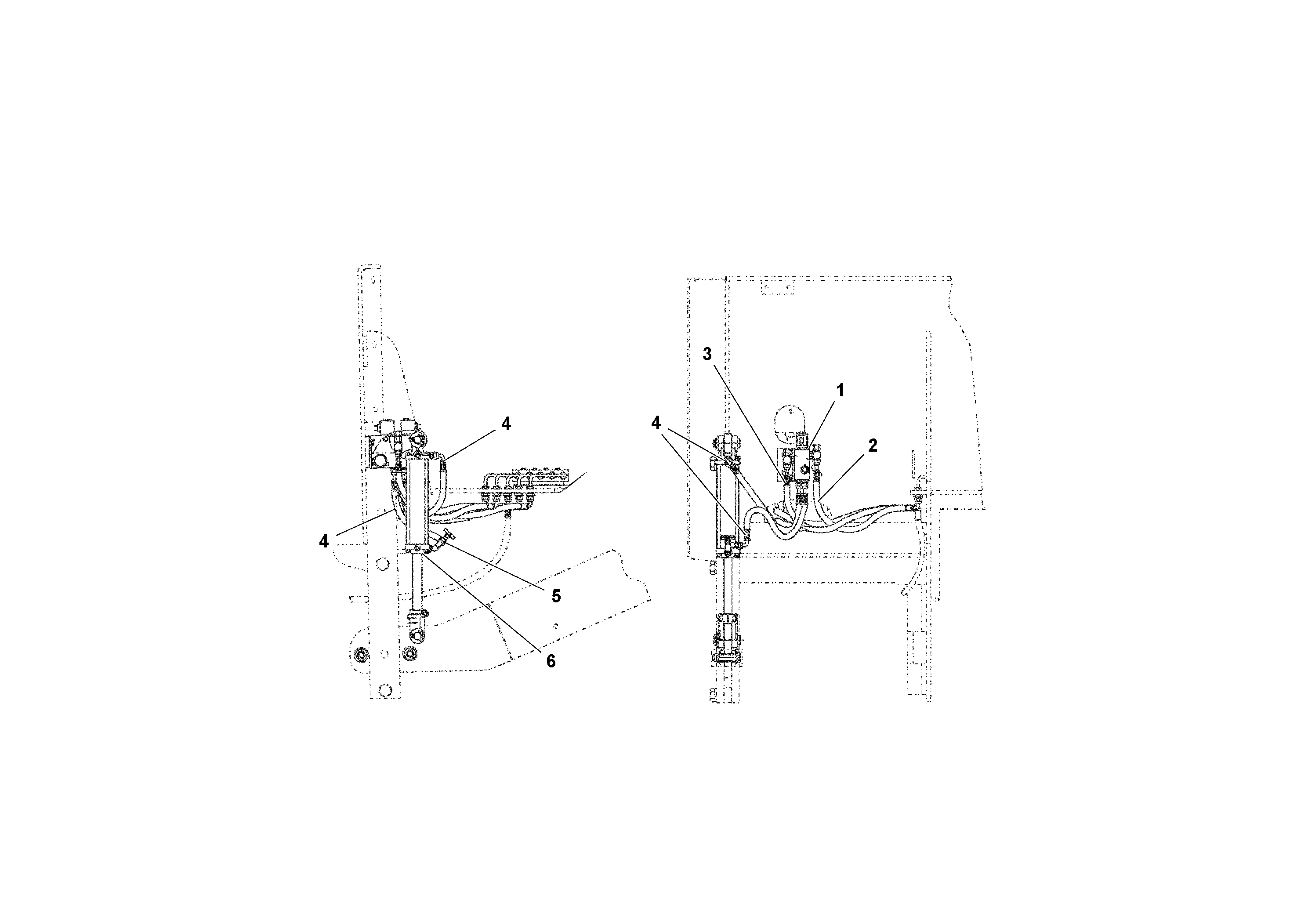 Схема запчастей Volvo PF4410 - 87061 Hydraulic Arrangements AGS 7.5 ATT. BLAW KONTROL II PF161, PF2181, PF4410